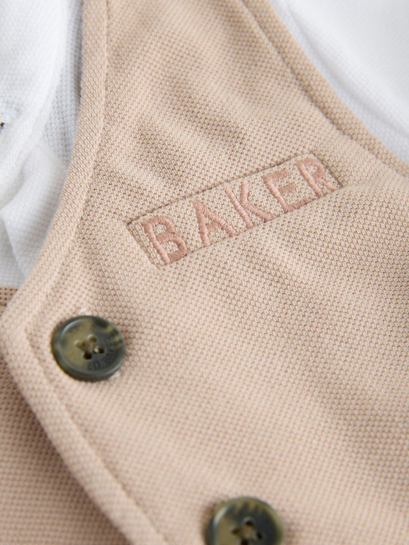 Image 3 of 6 of Ted Baker Baby Boys Waistcoat Romper Set - Neutral
