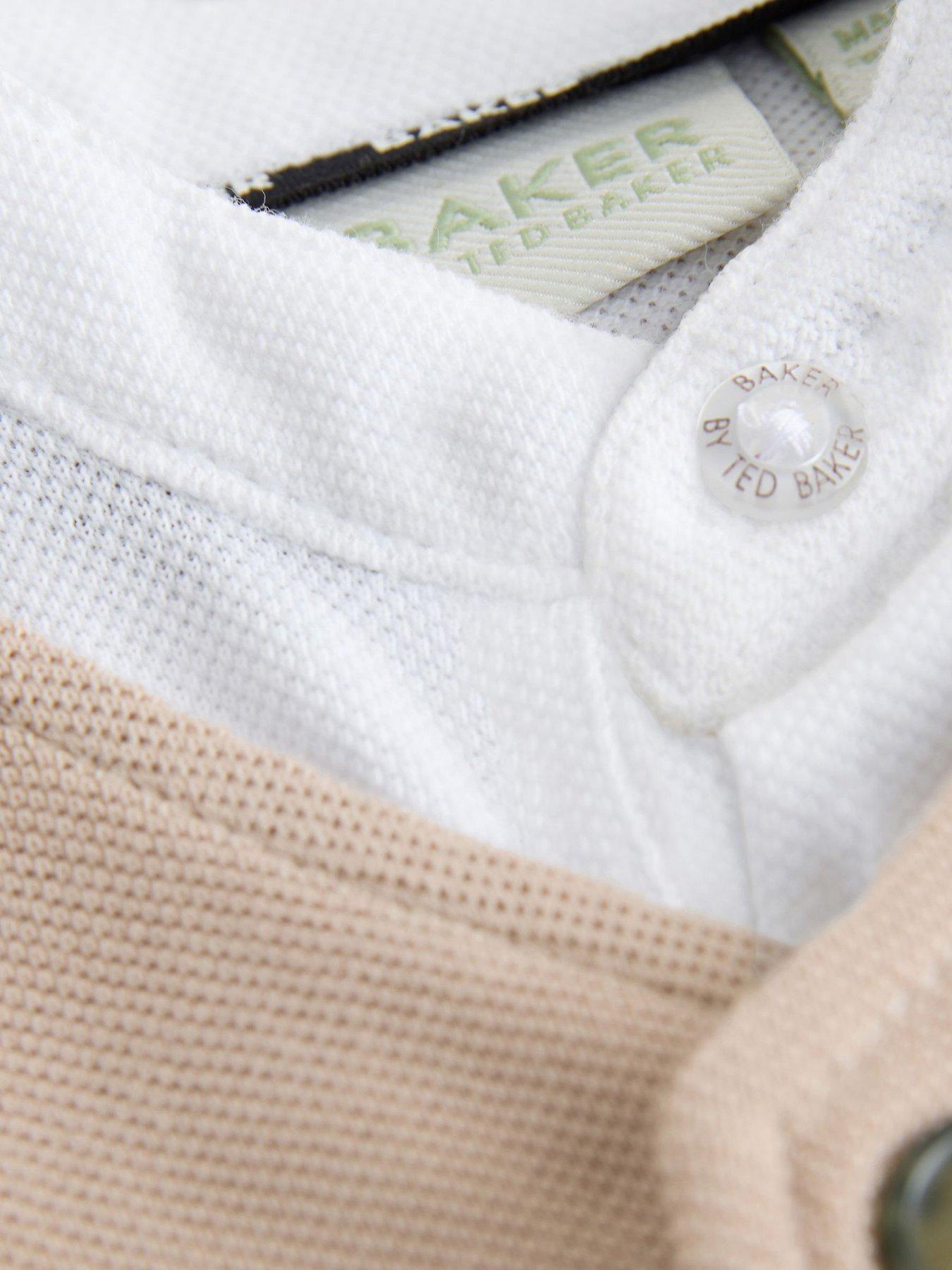 Image 5 of 6 of Ted Baker Baby Boys Waistcoat Romper Set - Neutral