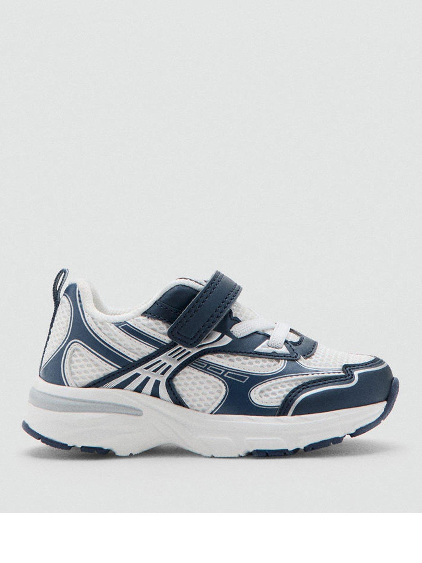 Mango Younger Boys Metallic Trainers - Navy