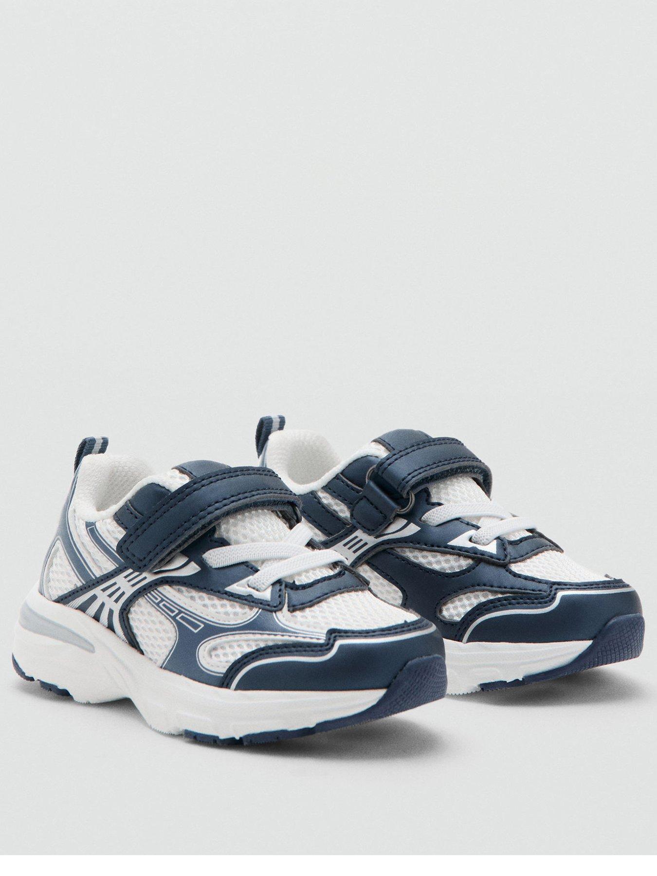  image of mango-younger-boys-metallic-trainers-navy