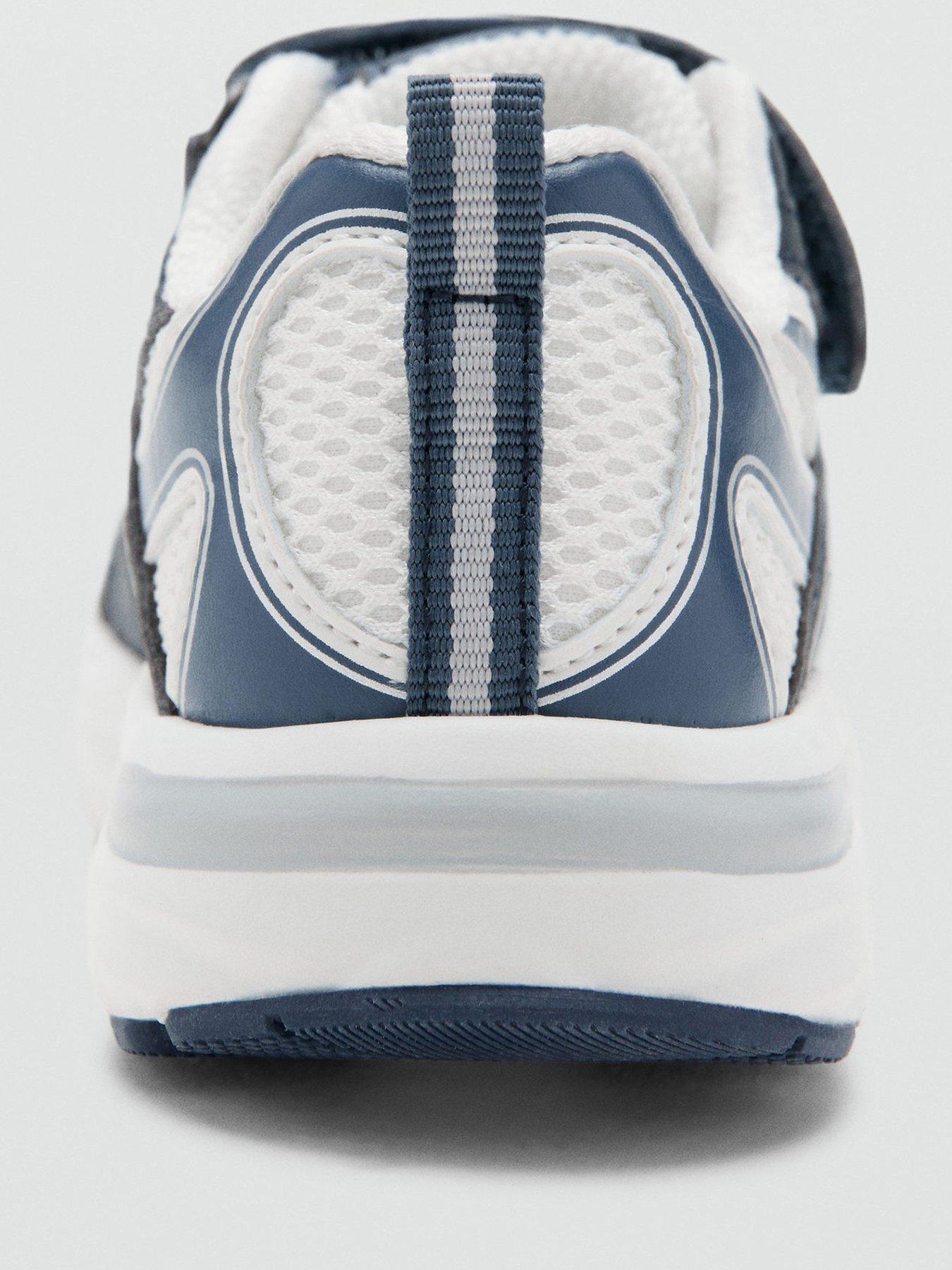  image of mango-younger-boys-metallic-trainers-navy