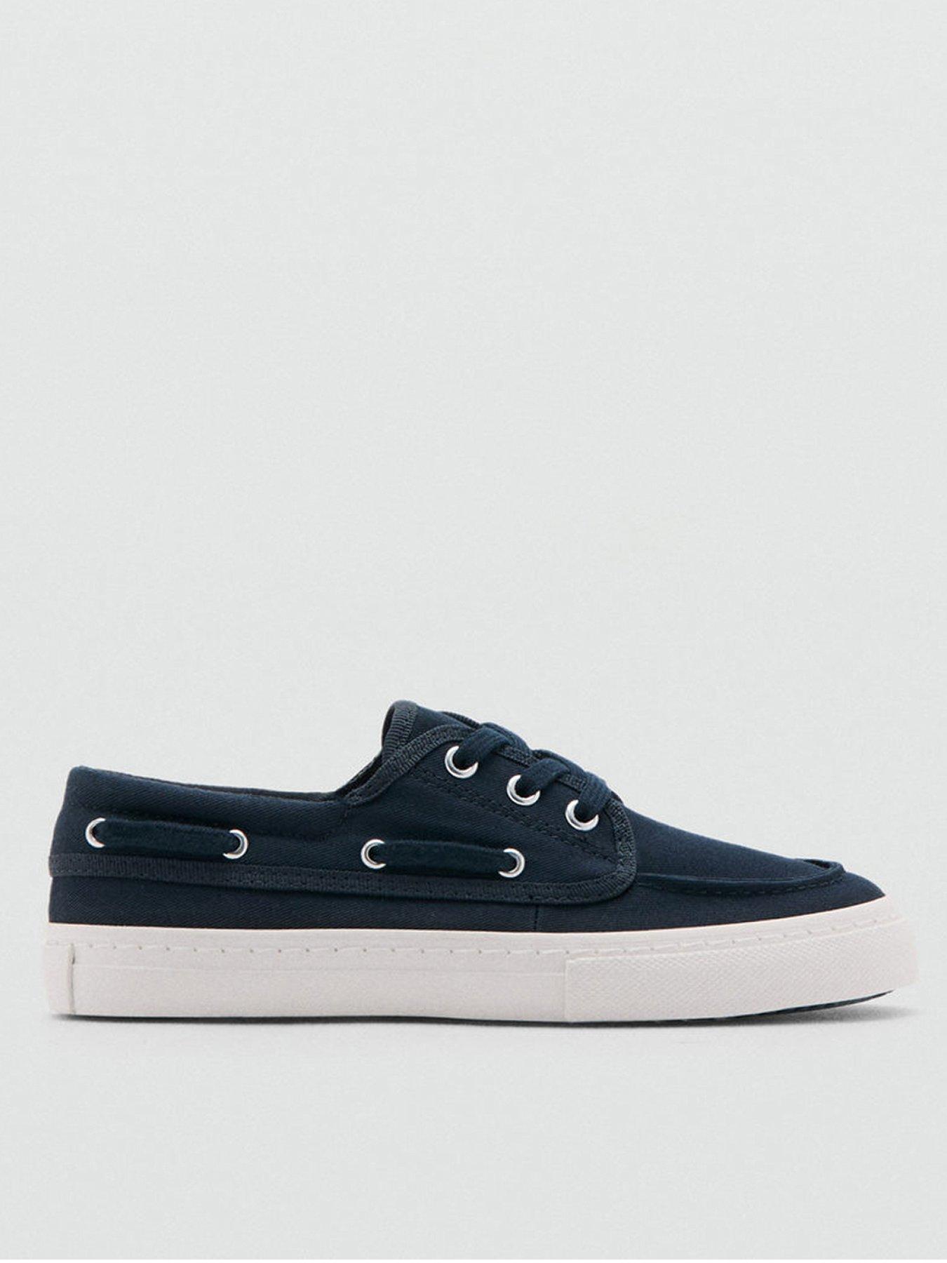 Mango Boys Boat Shoes - Navy