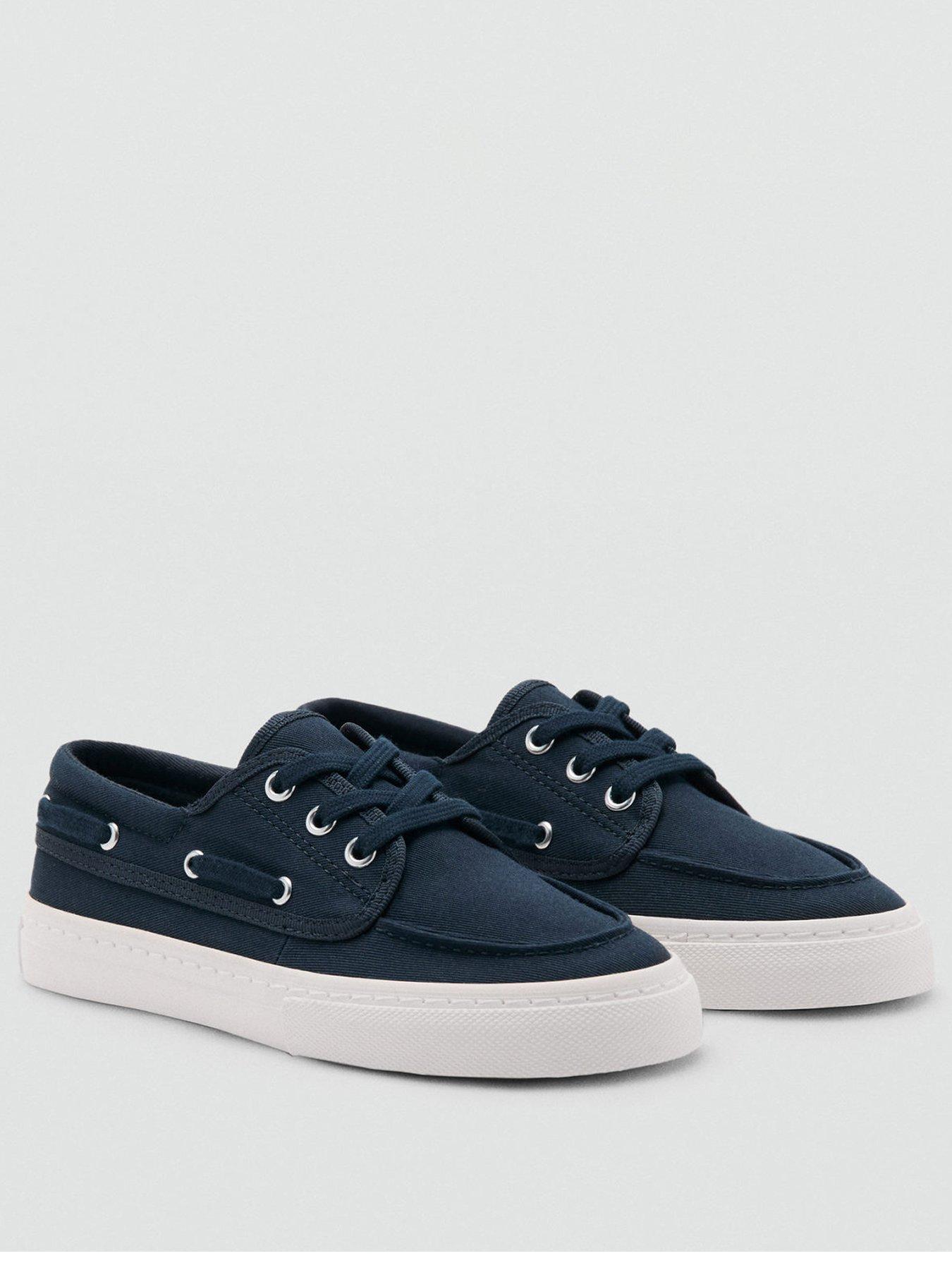  image of mango-boys-boat-shoes-navy