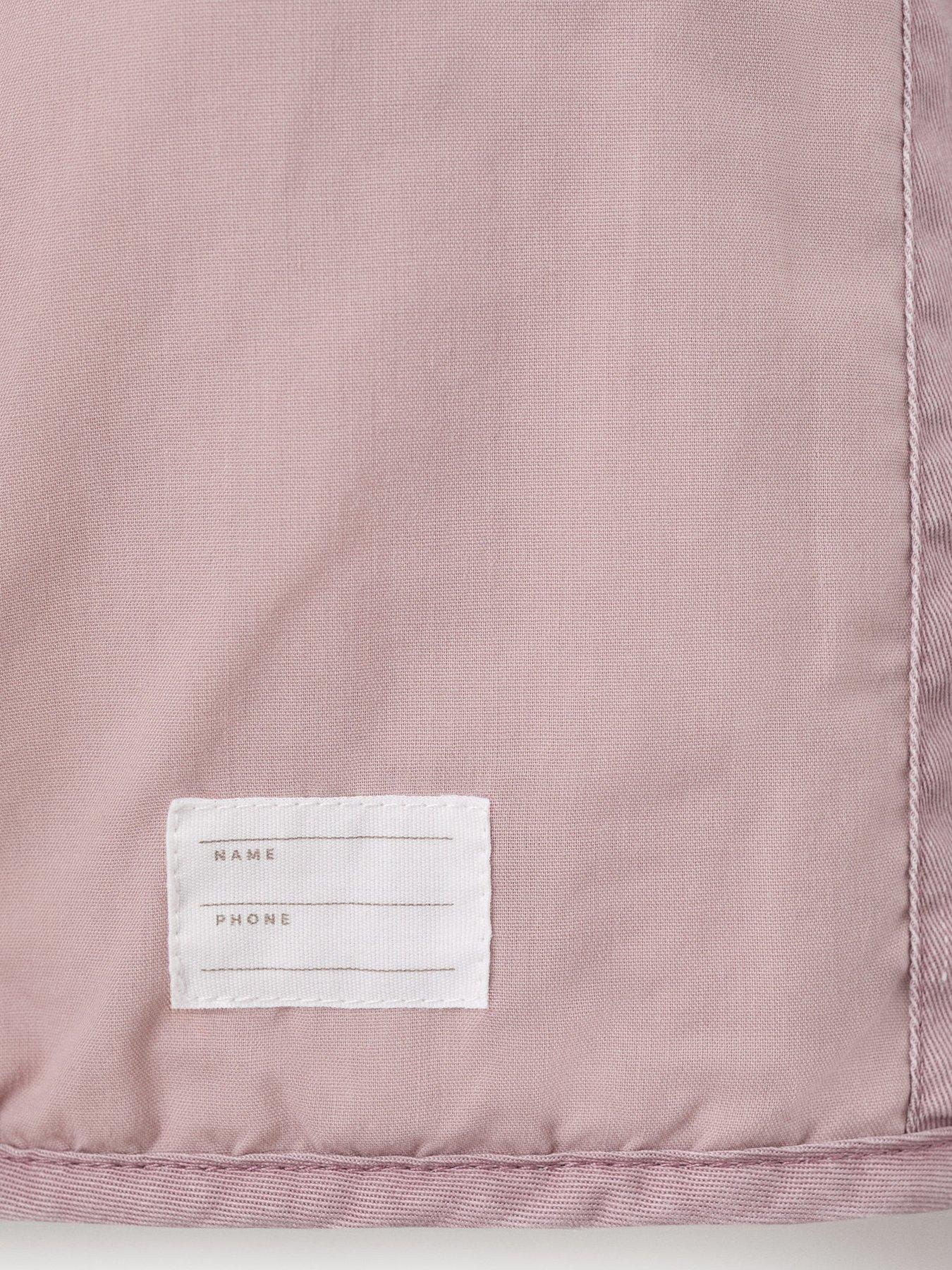 Image 6 of 6 of Mango Girls Quilted Garment Washed Jacket - Pink