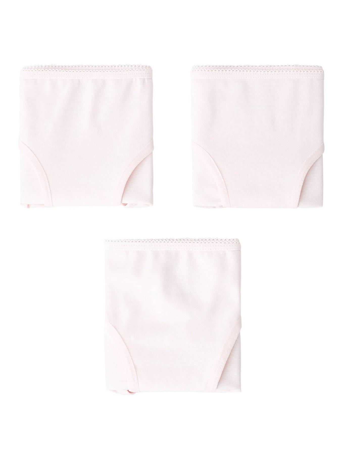  image of mango-girls-3-pack-briefs-pink