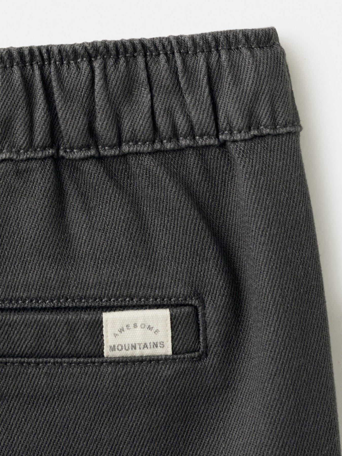  image of mango-boys-combat-trousers-dark-grey
