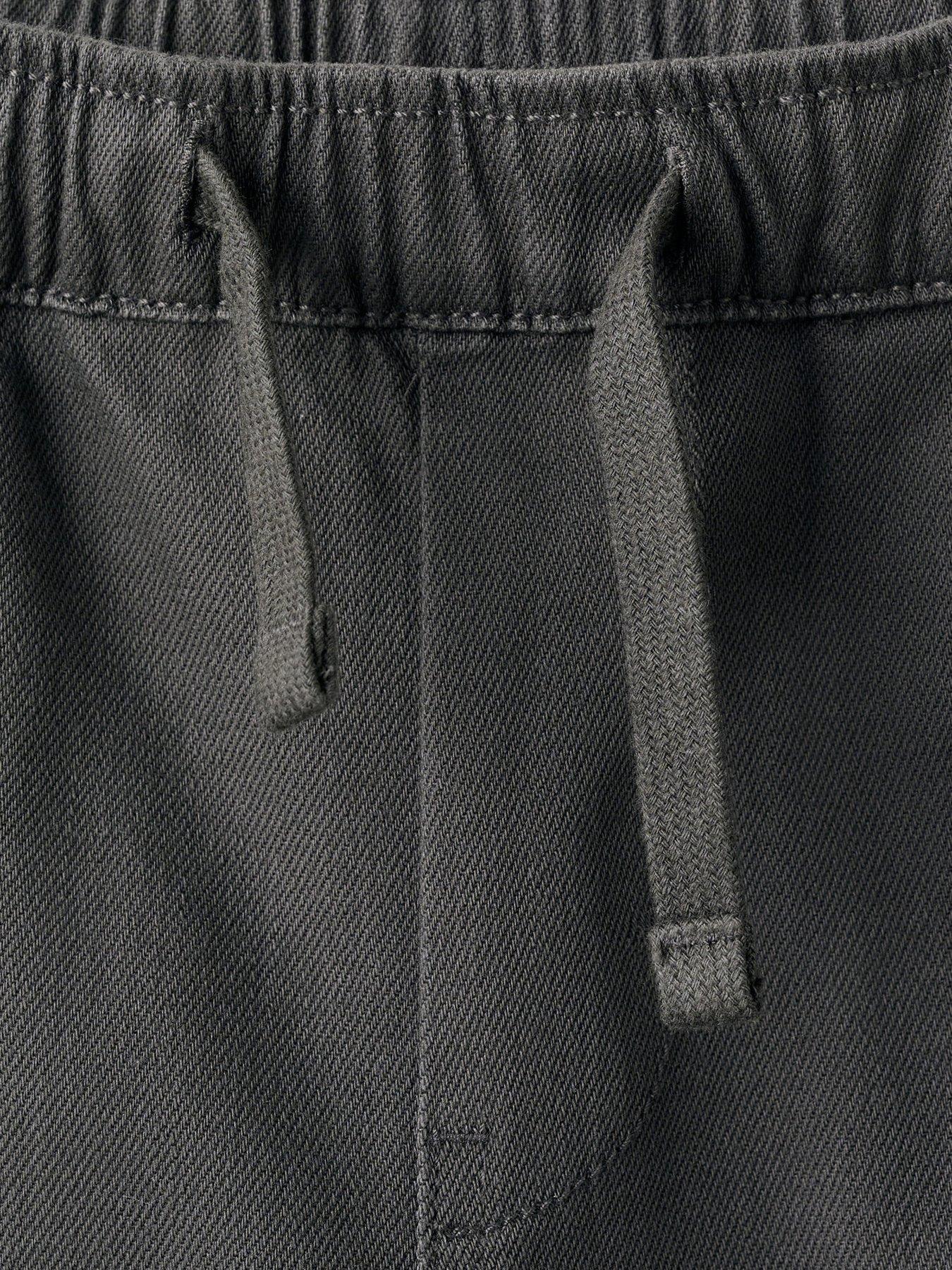 image of mango-boys-combat-trousers-dark-grey