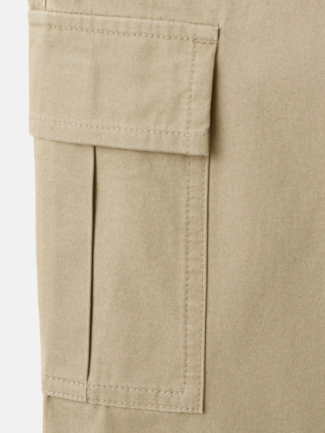  image of mango-boys-combat-trousers-beige