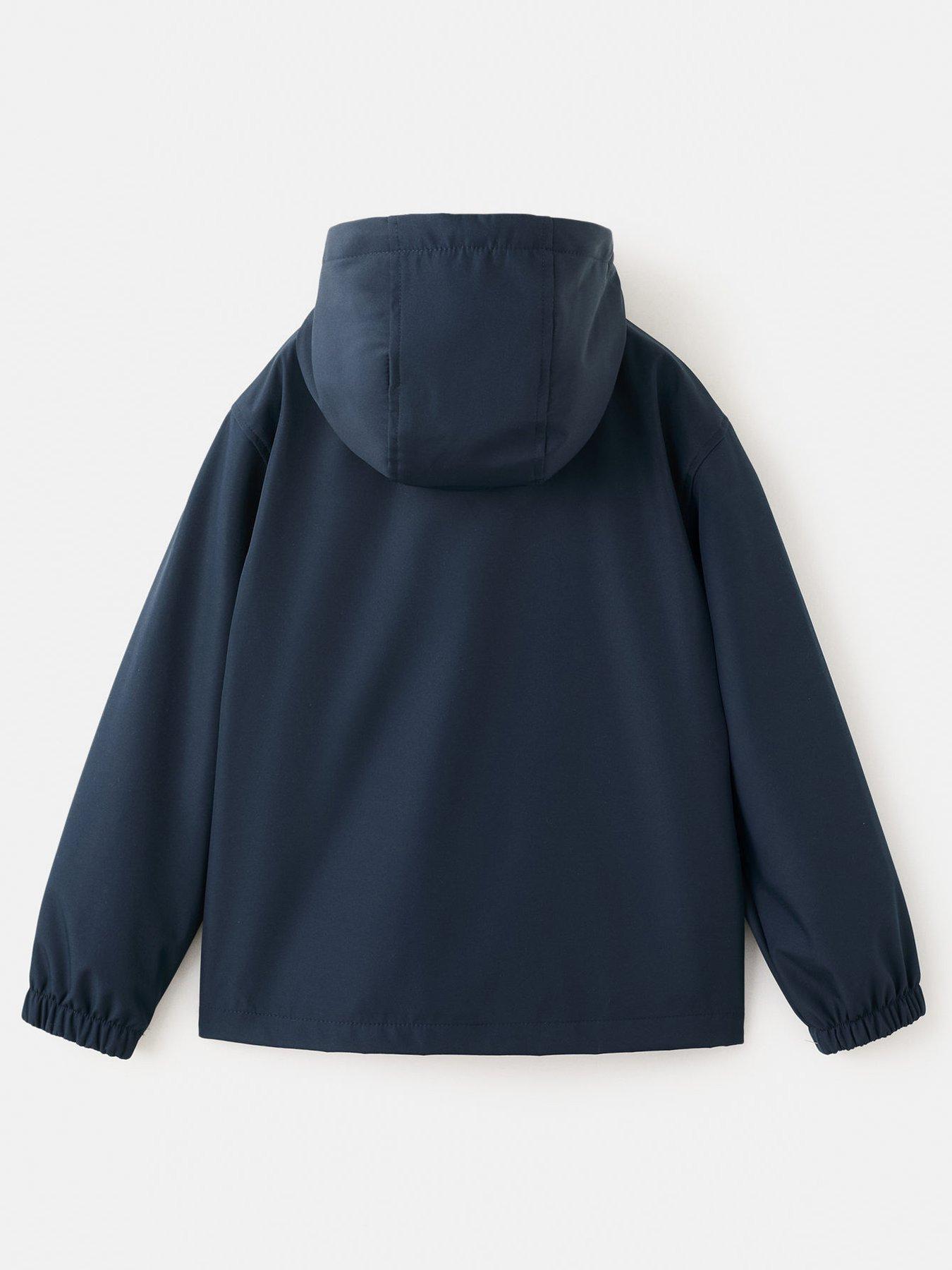  image of mango-boys-mid-length-parka-coat-navy