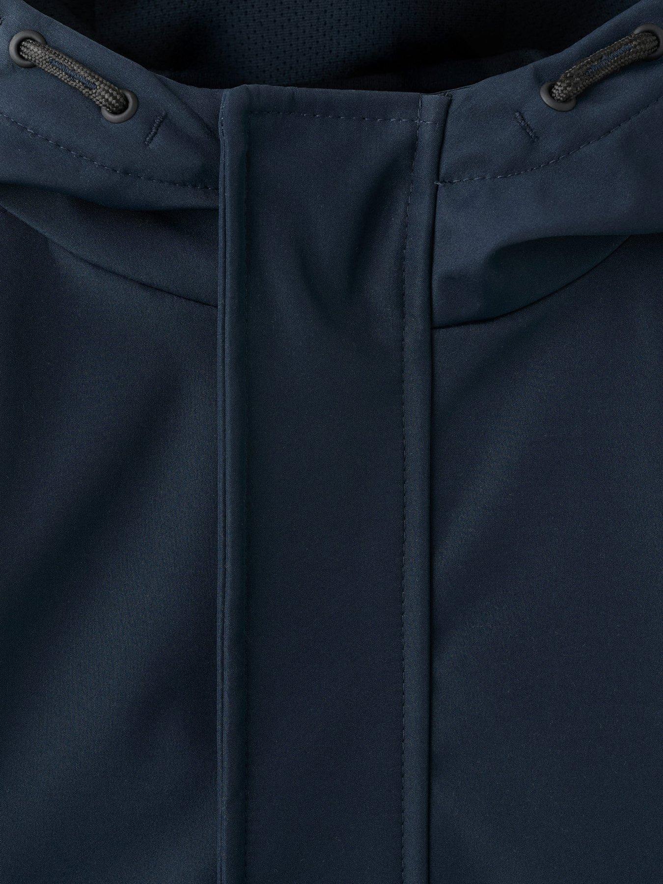  image of mango-boys-mid-length-parka-coat-navy