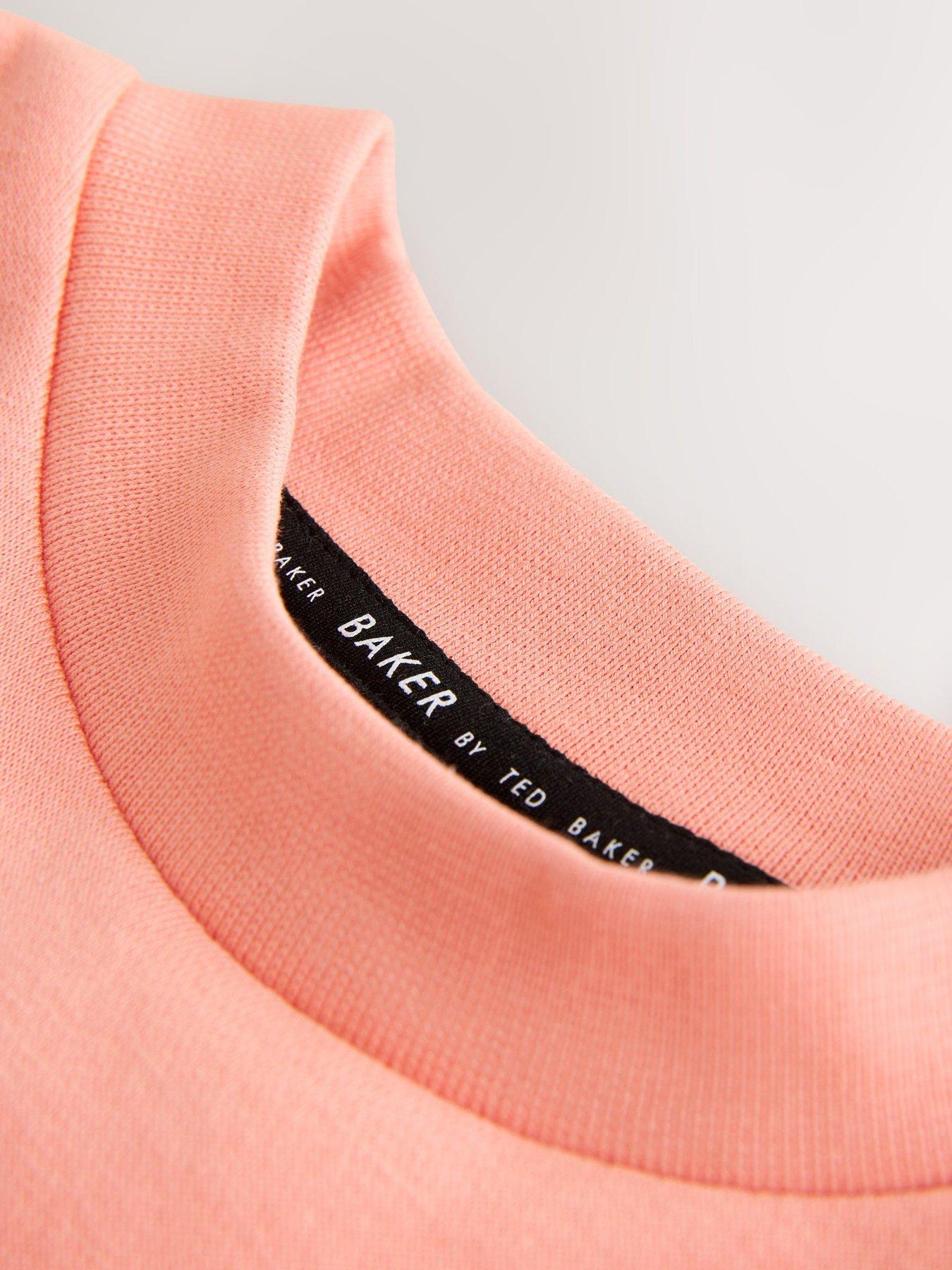  image of ted-baker-boys-graphic-long-sleeved-set-orange