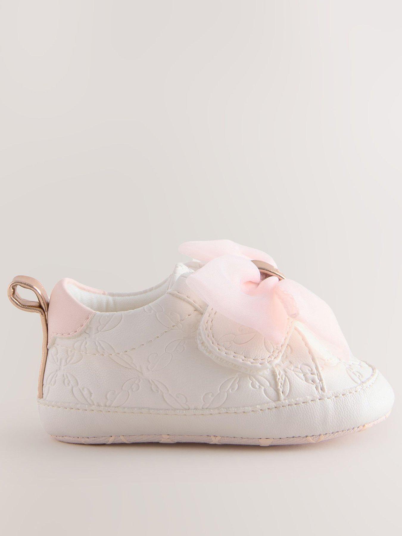Ted Baker Baby Girls Bow Organza Shoes - White