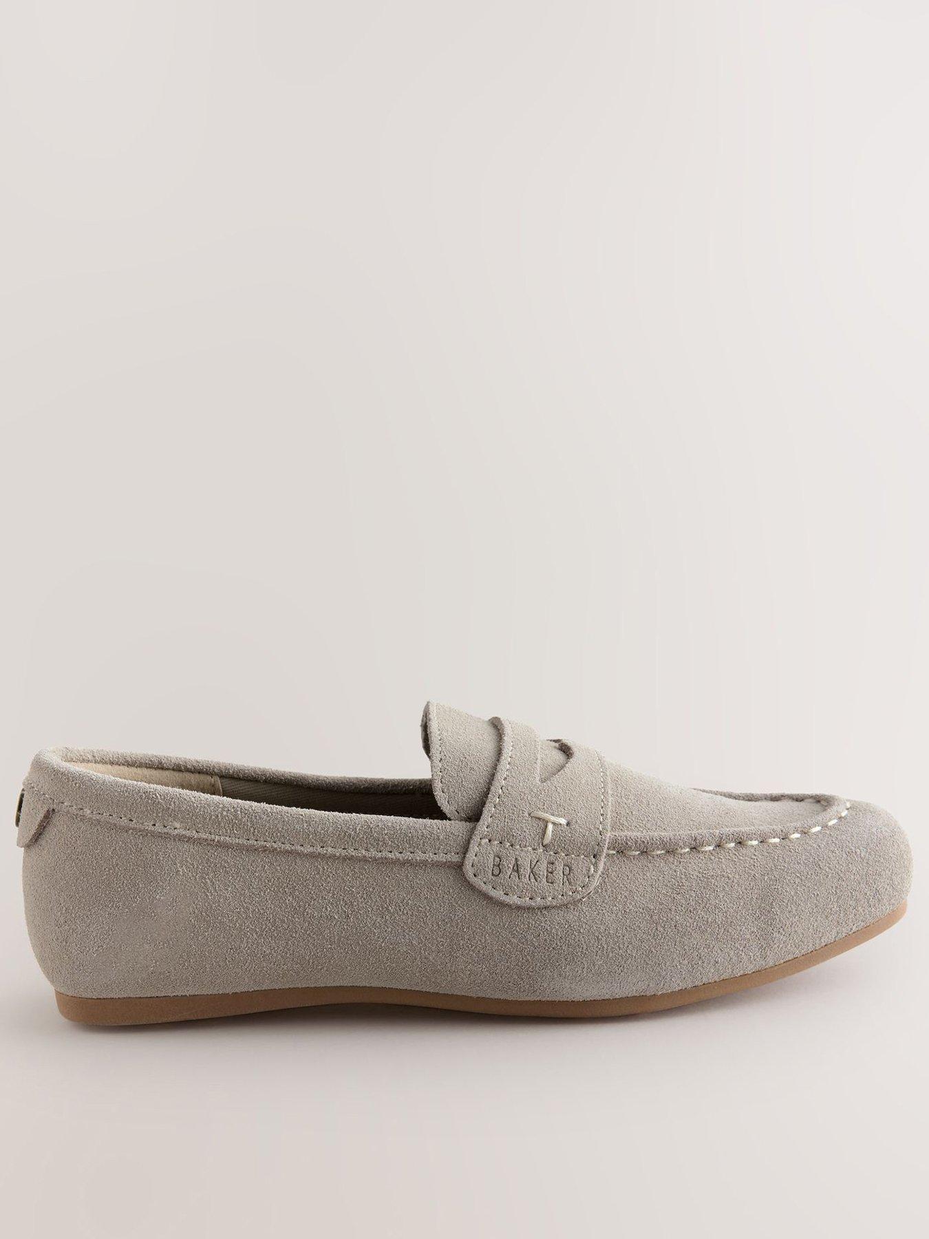  image of ted-baker-boys-smart-loafer-shoes-beige