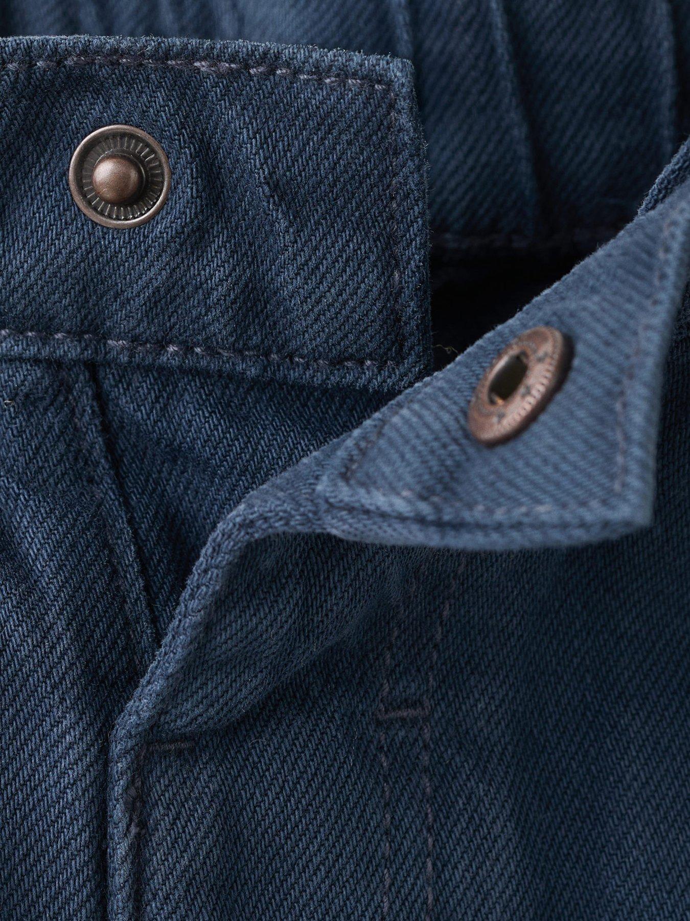 Image 4 of 4 of Mango Younger Boys Elasticated Waistband Jeans - Navy