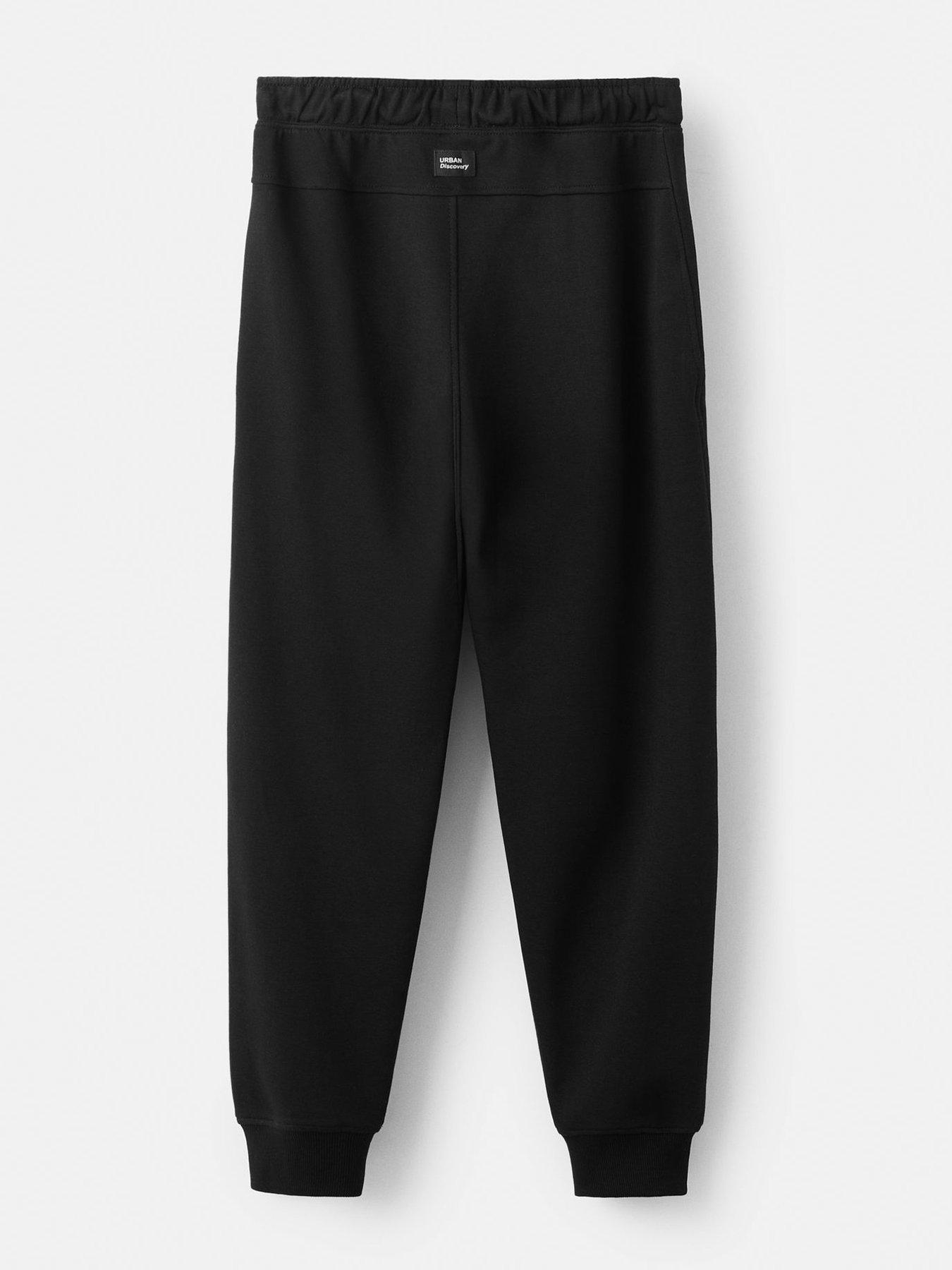 Image 2 of 4 of Mango Boys Cuffed Joggers - Black