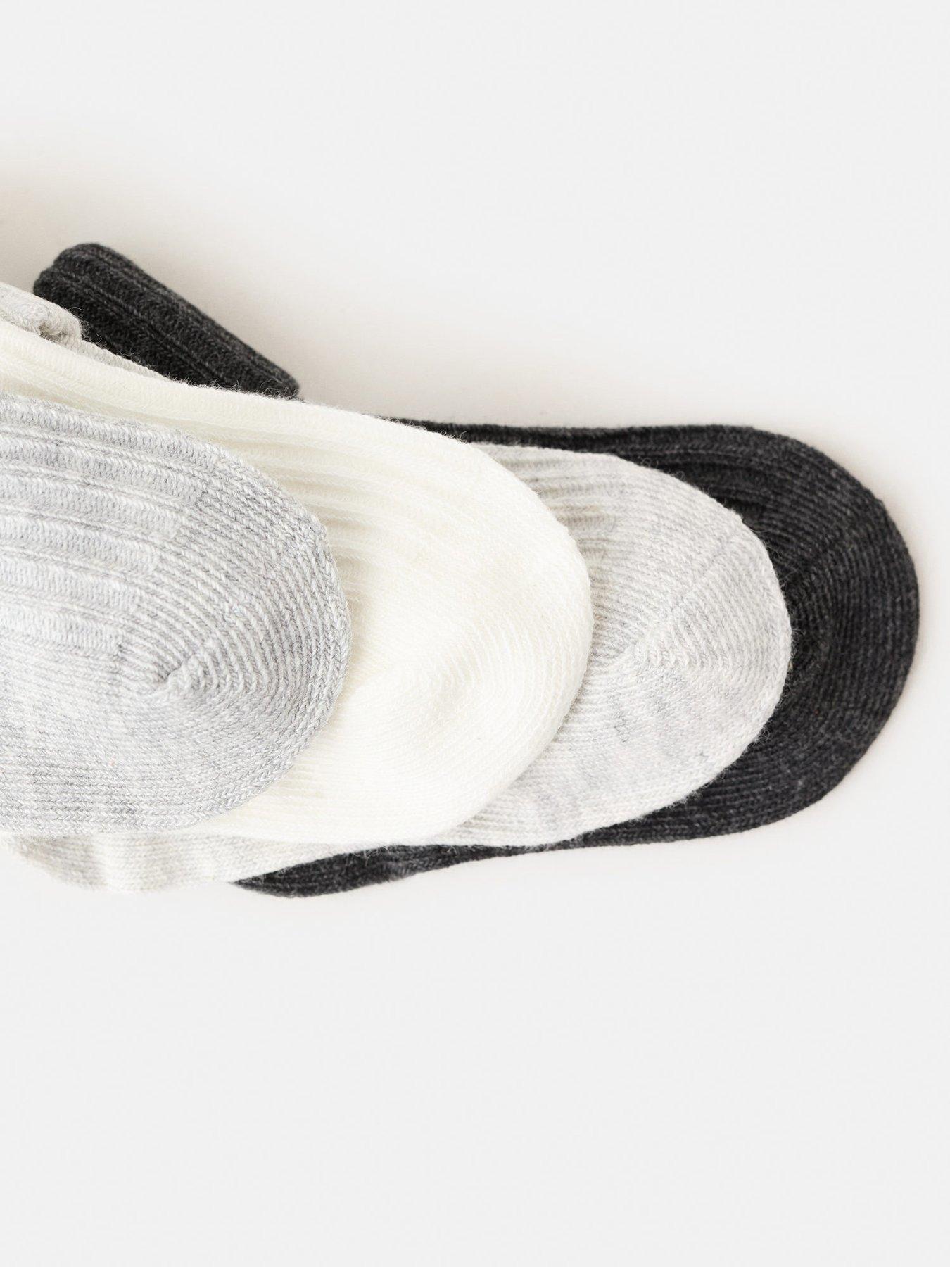 Image 3 of 4 of Mango Baby Boys 4 Pack Socks - Grey