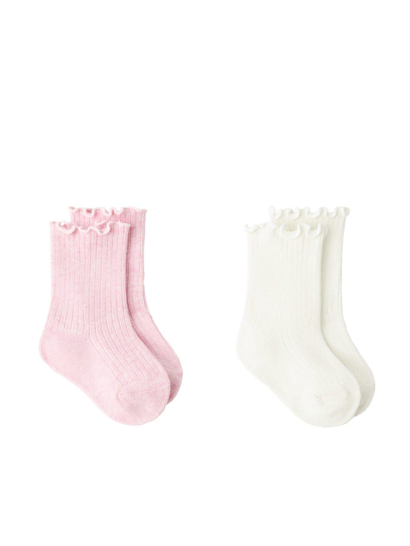 mango-younger-girls-frill-ribbed-crew-socks-pink