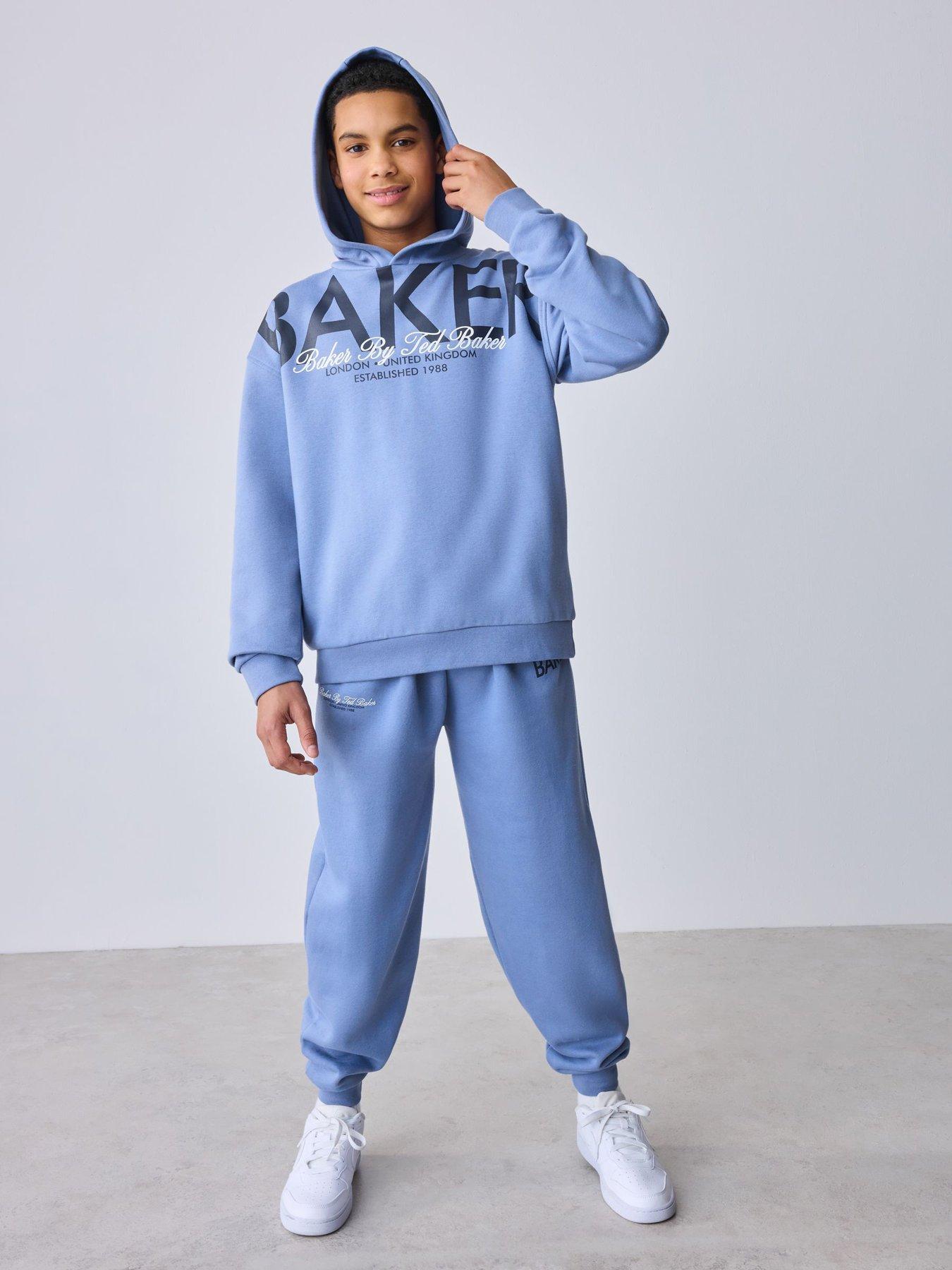 ted-baker-older-boys-graphic-logo-hoodie-set-blue
