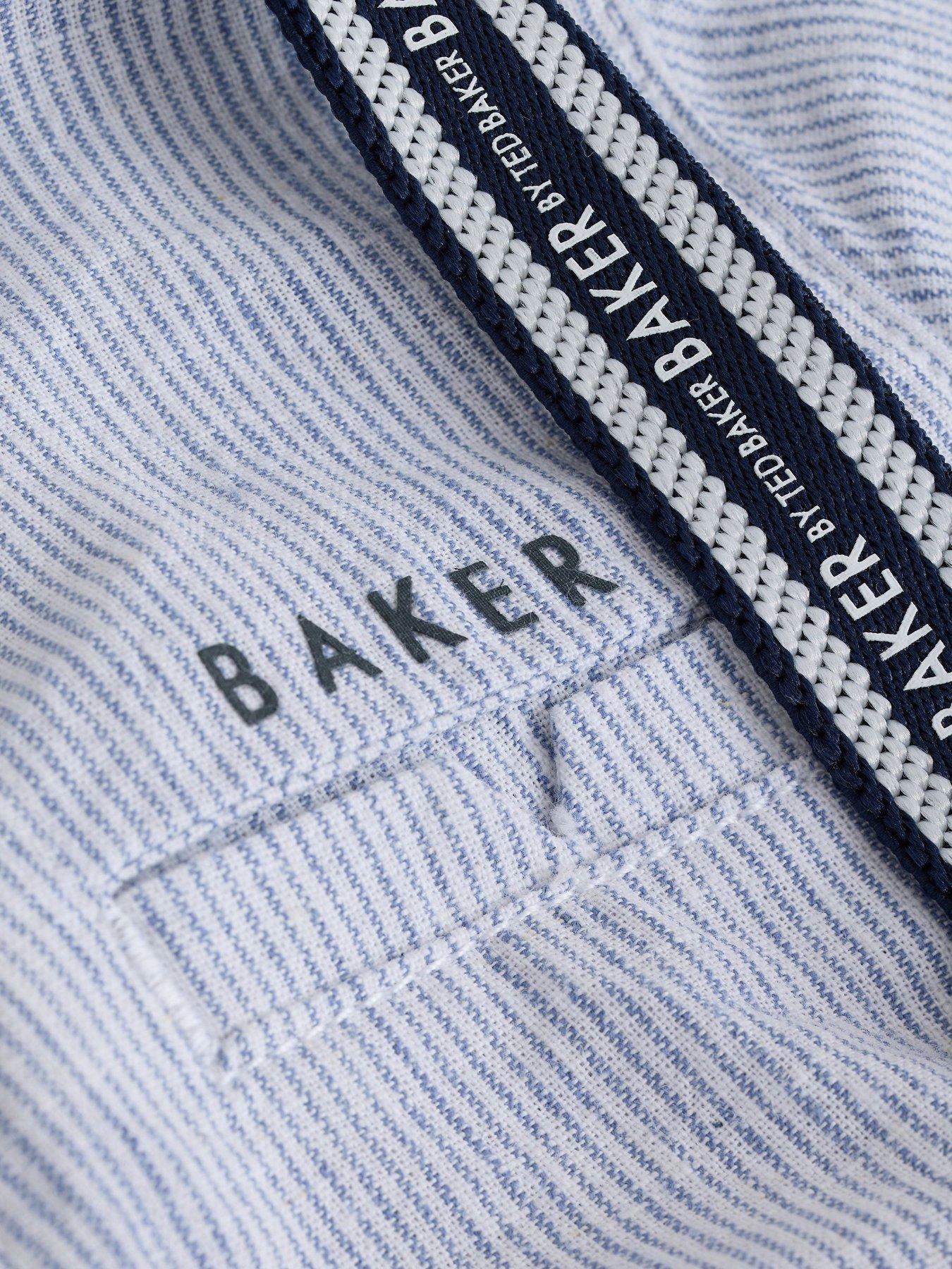 Image 5 of 7 of Ted Baker Younger Boys Braces, Shirt and Short Set - Blue