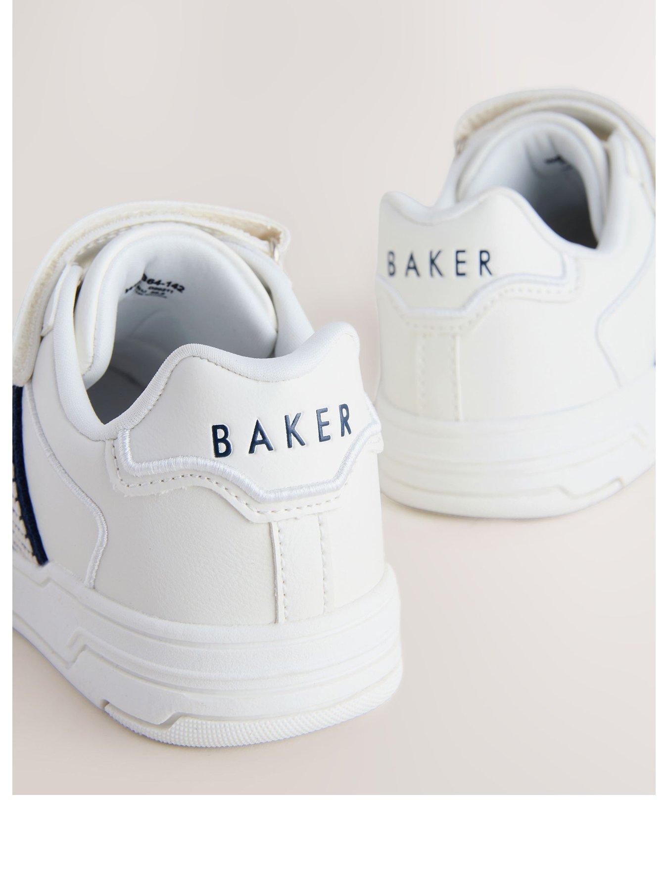  image of ted-baker-older-boys-logo-tape-trainers-white