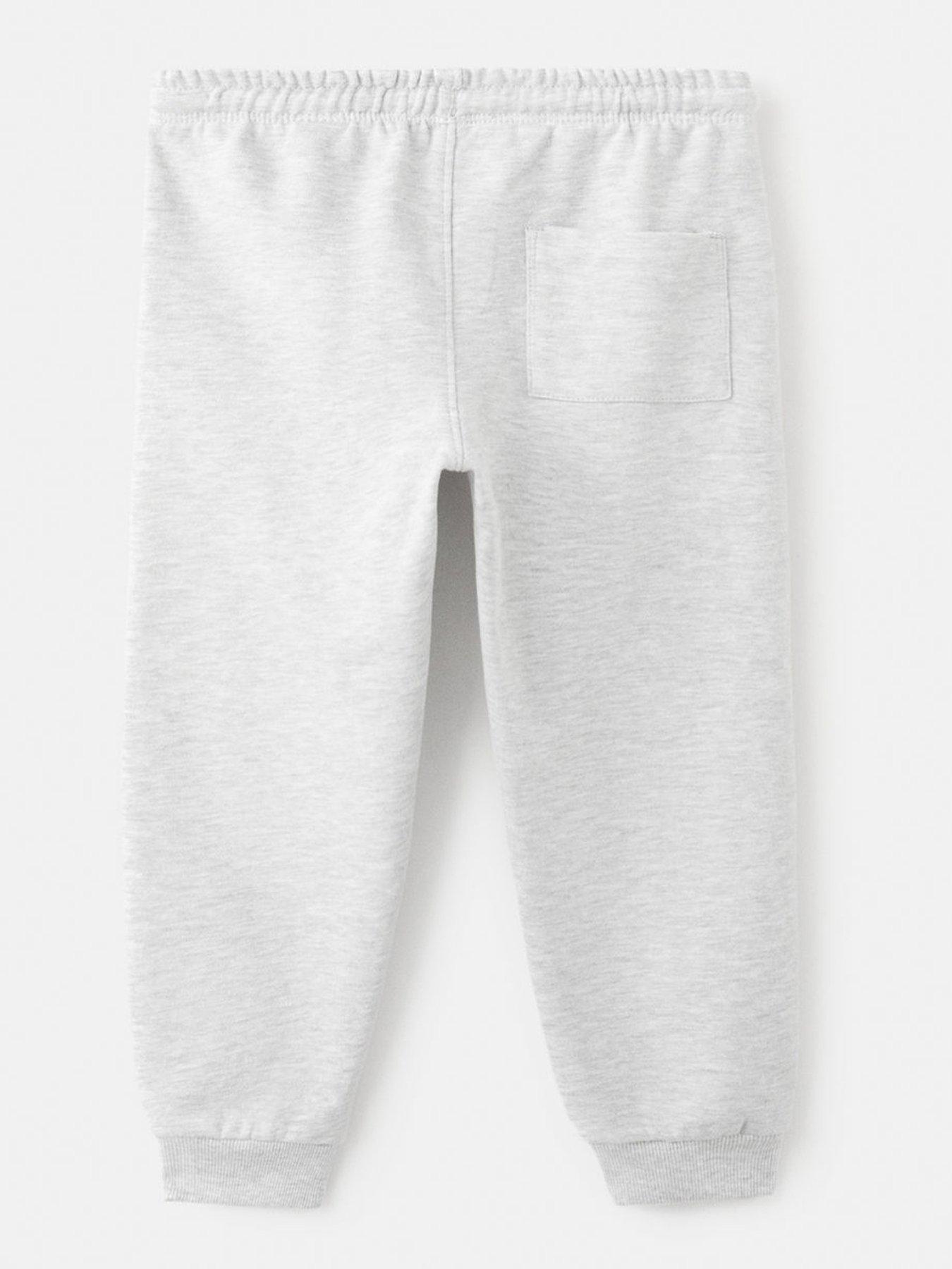  image of mango-younger-boys-basic-joggers-grey