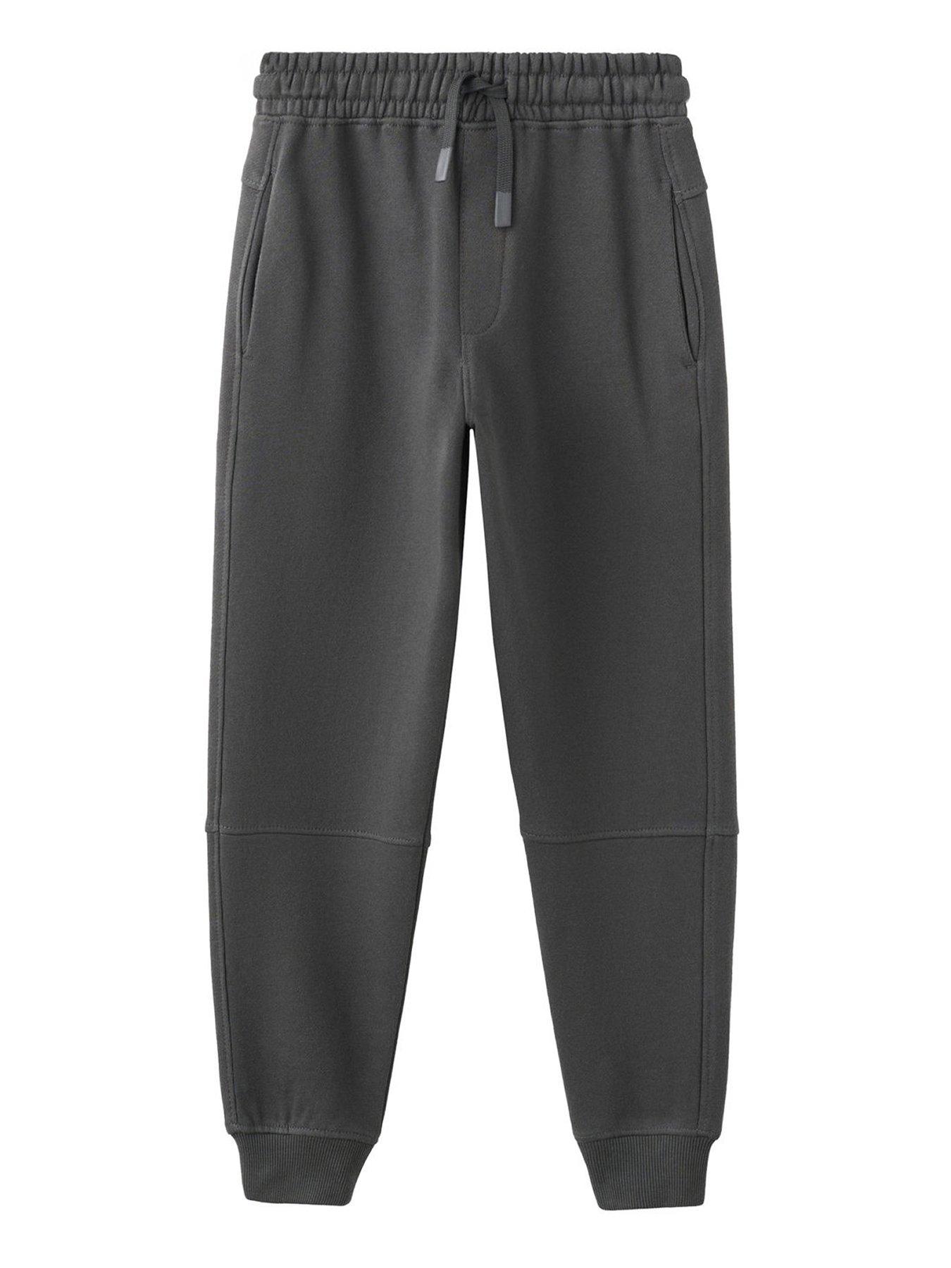  image of mango-boys-cuffed-joggers-dark-grey