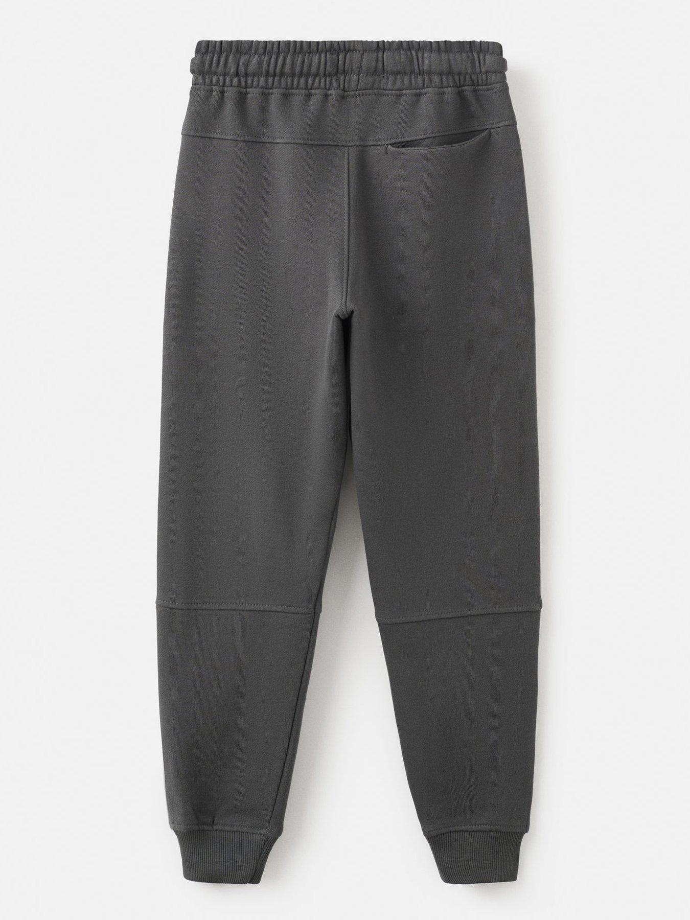  image of mango-boys-cuffed-joggers-dark-grey