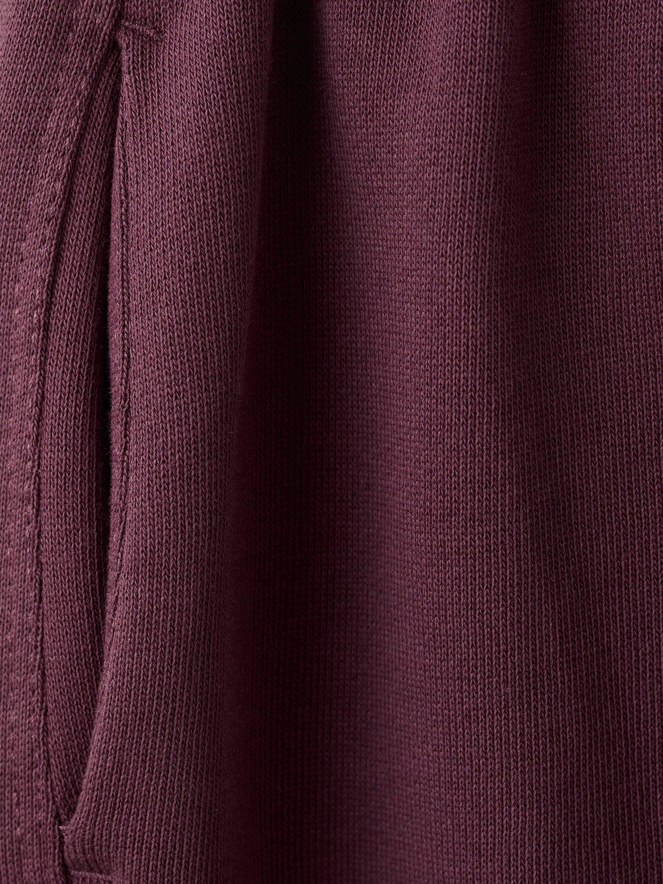  image of mango-younger-boys-basic-joggers-dark-red