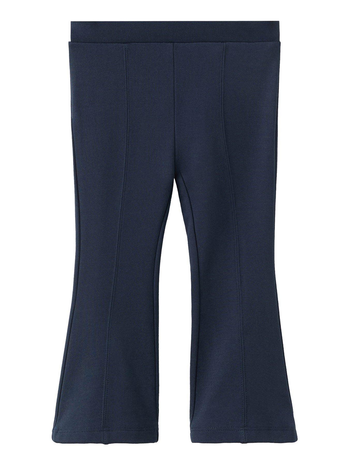  image of mango-younger-girls-flare-legging-navy