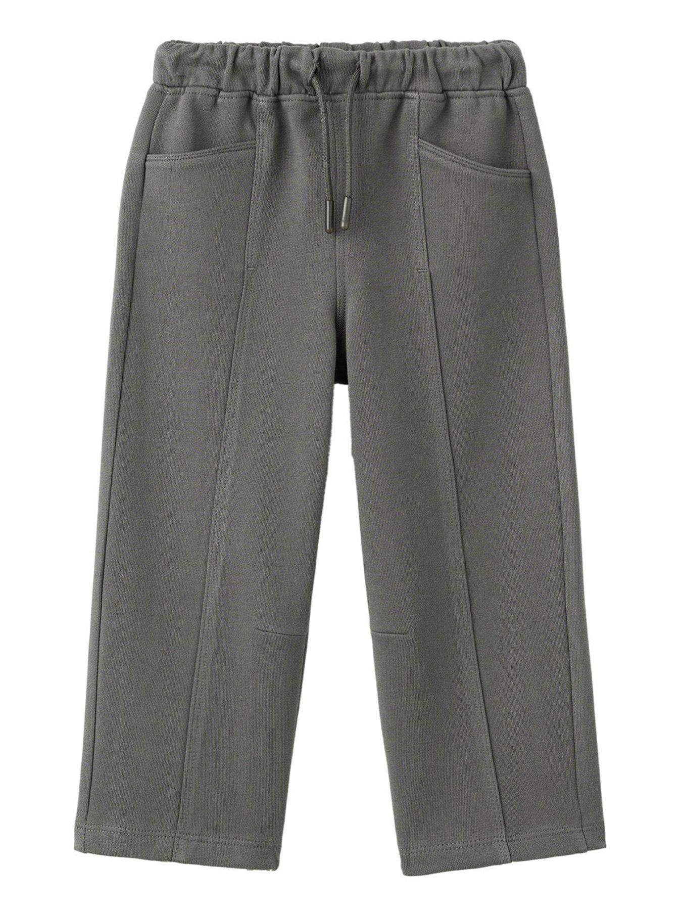 Image 2 of 5 of Mango Younger Boys Straight Leg Joggers - Dark Grey