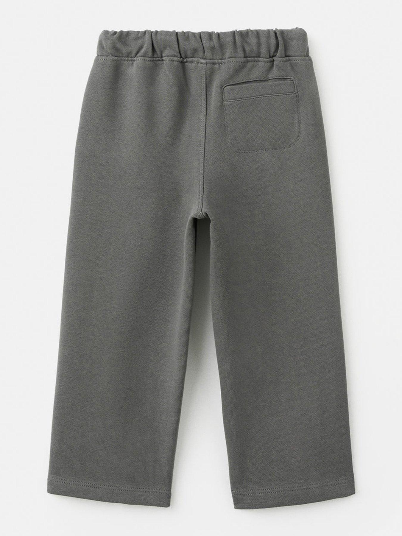 Image 3 of 5 of Mango Younger Boys Straight Leg Joggers - Dark Grey