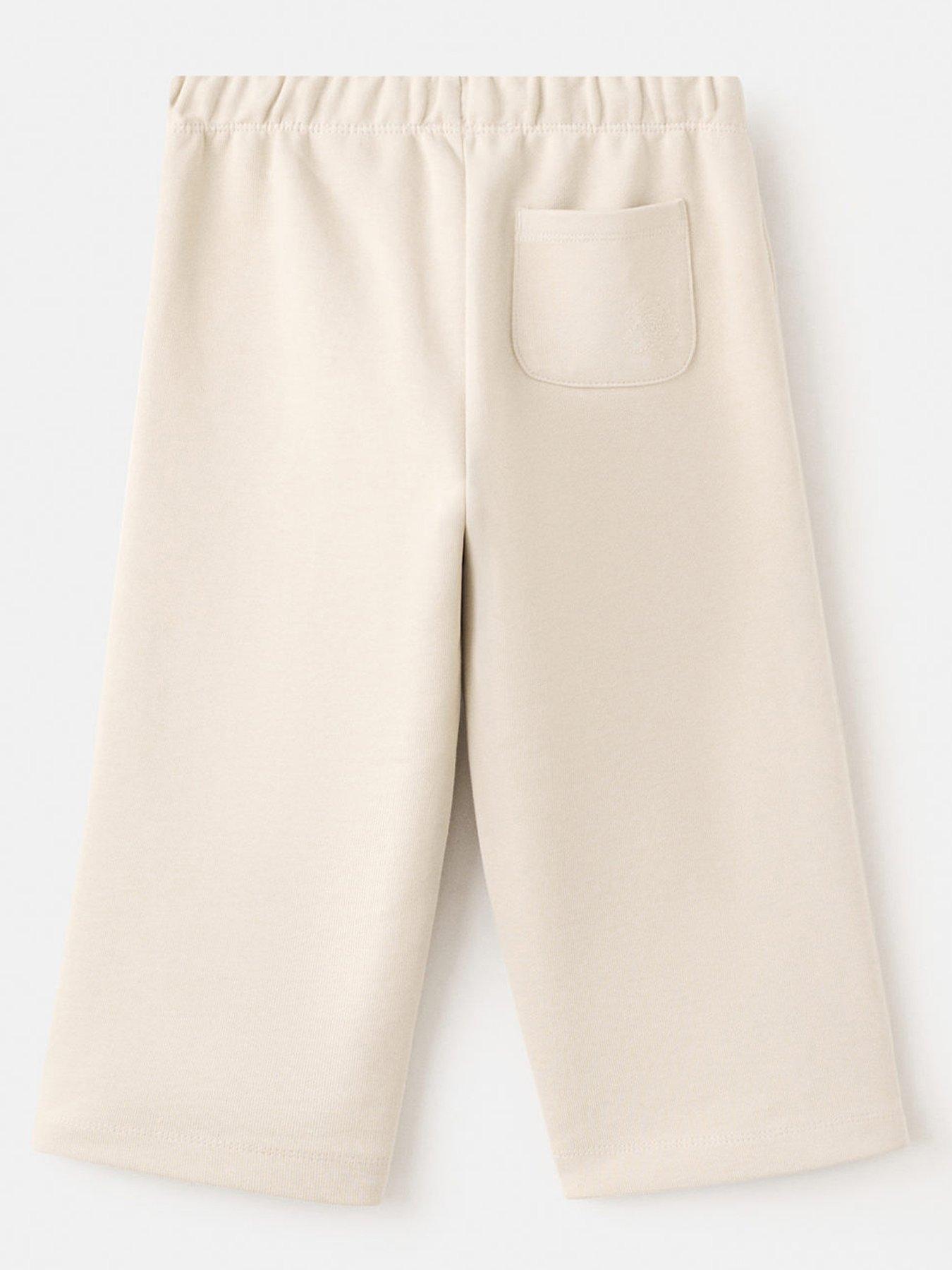 Image 3 of 5 of Mango Younger Girls Flower Co-ord Joggers - Beige