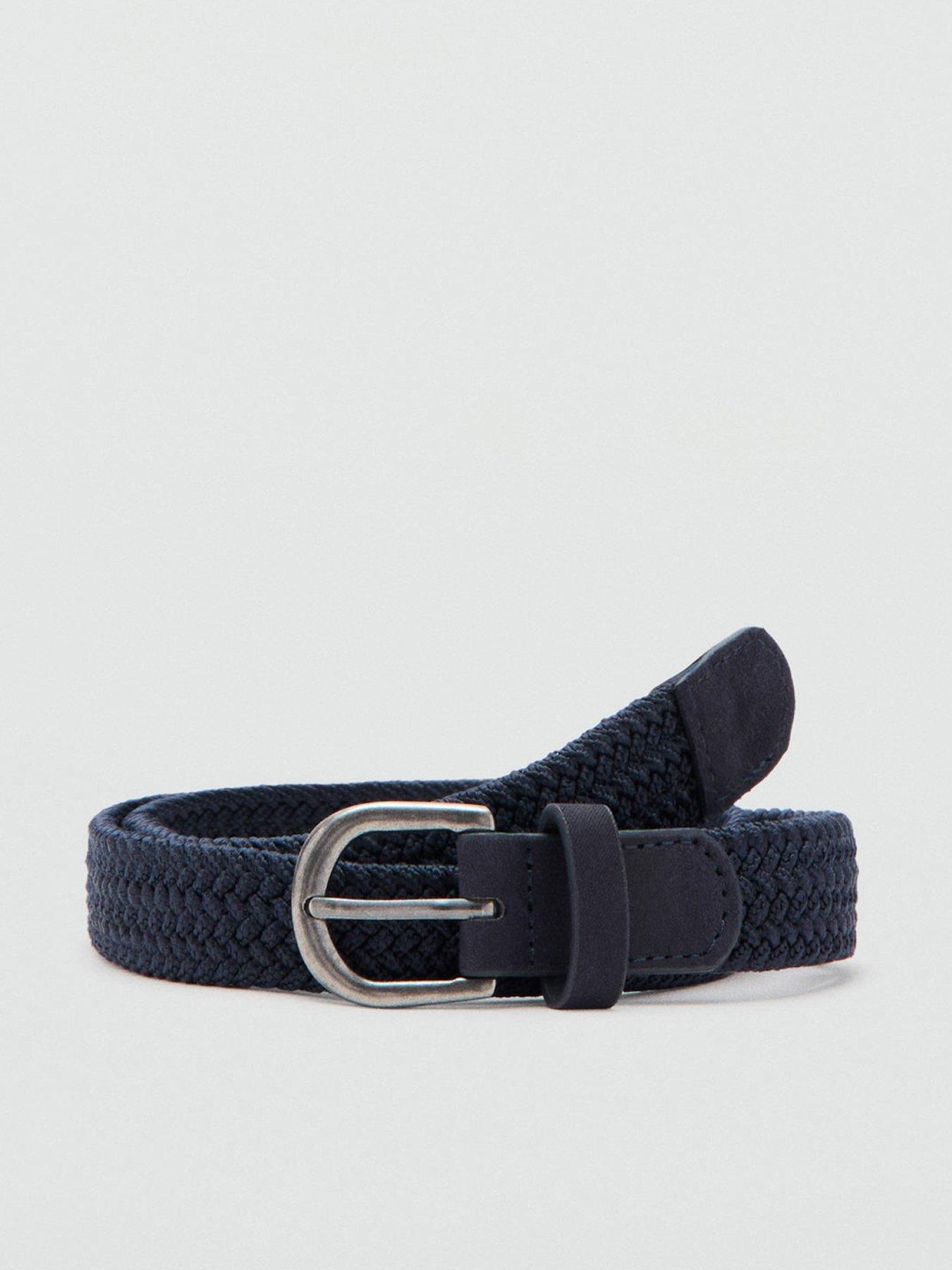 Image 1 of 4 of Mango Boys Braided Belt - Navy