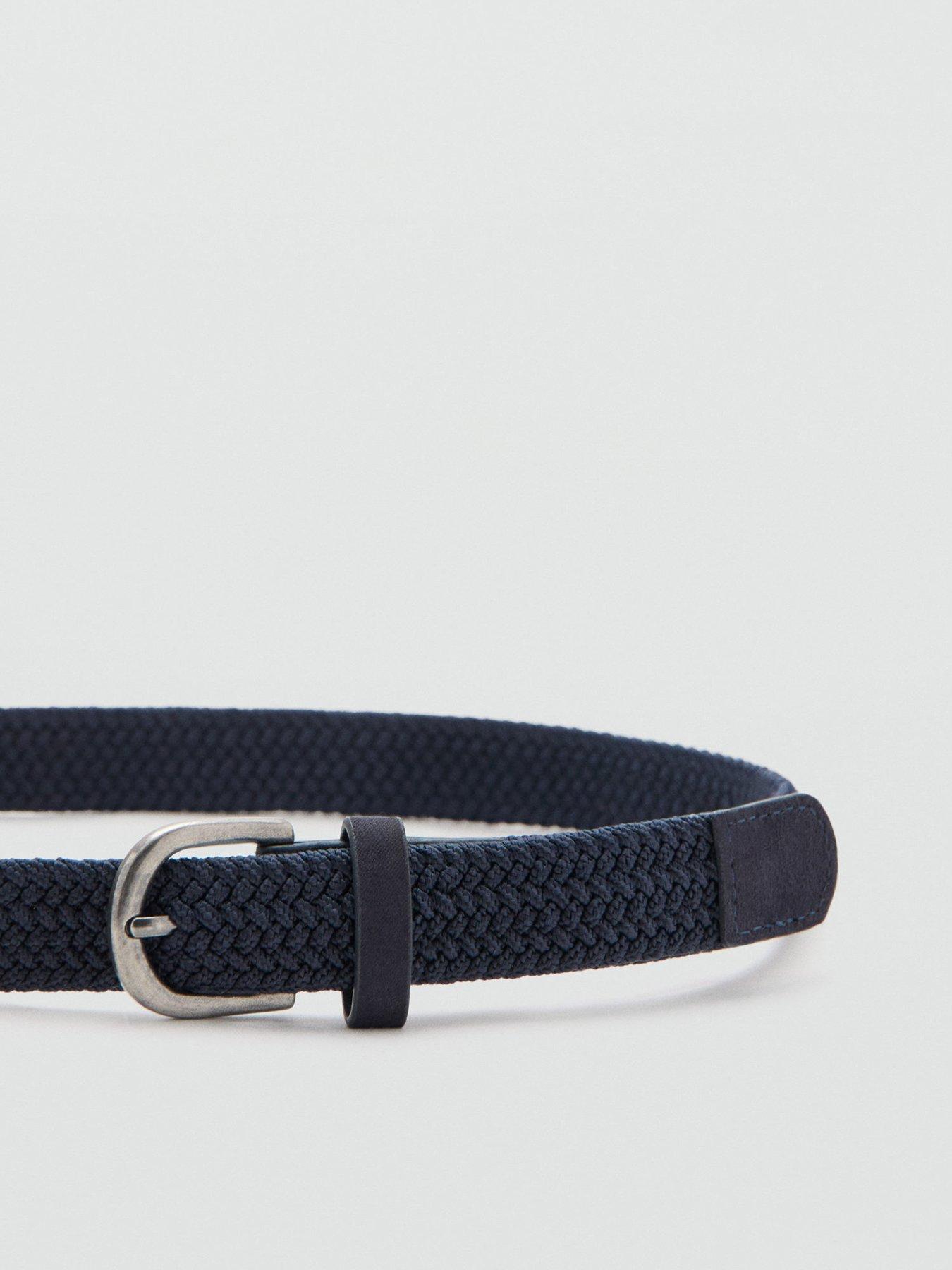Image 4 of 4 of Mango Boys Braided Belt - Navy