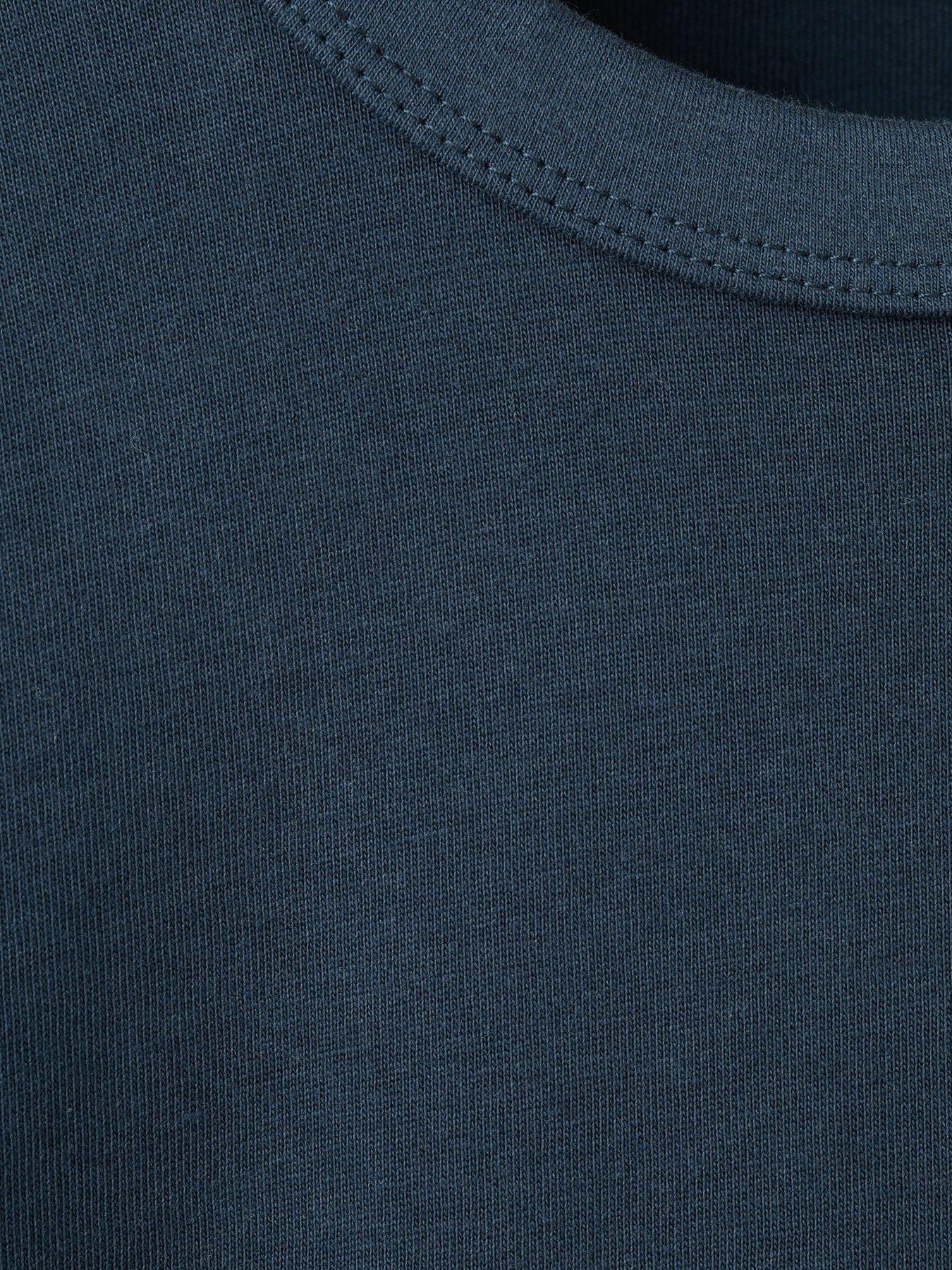  image of mango-boys-basic-pocket-short-sleeve-t-shirt-navy