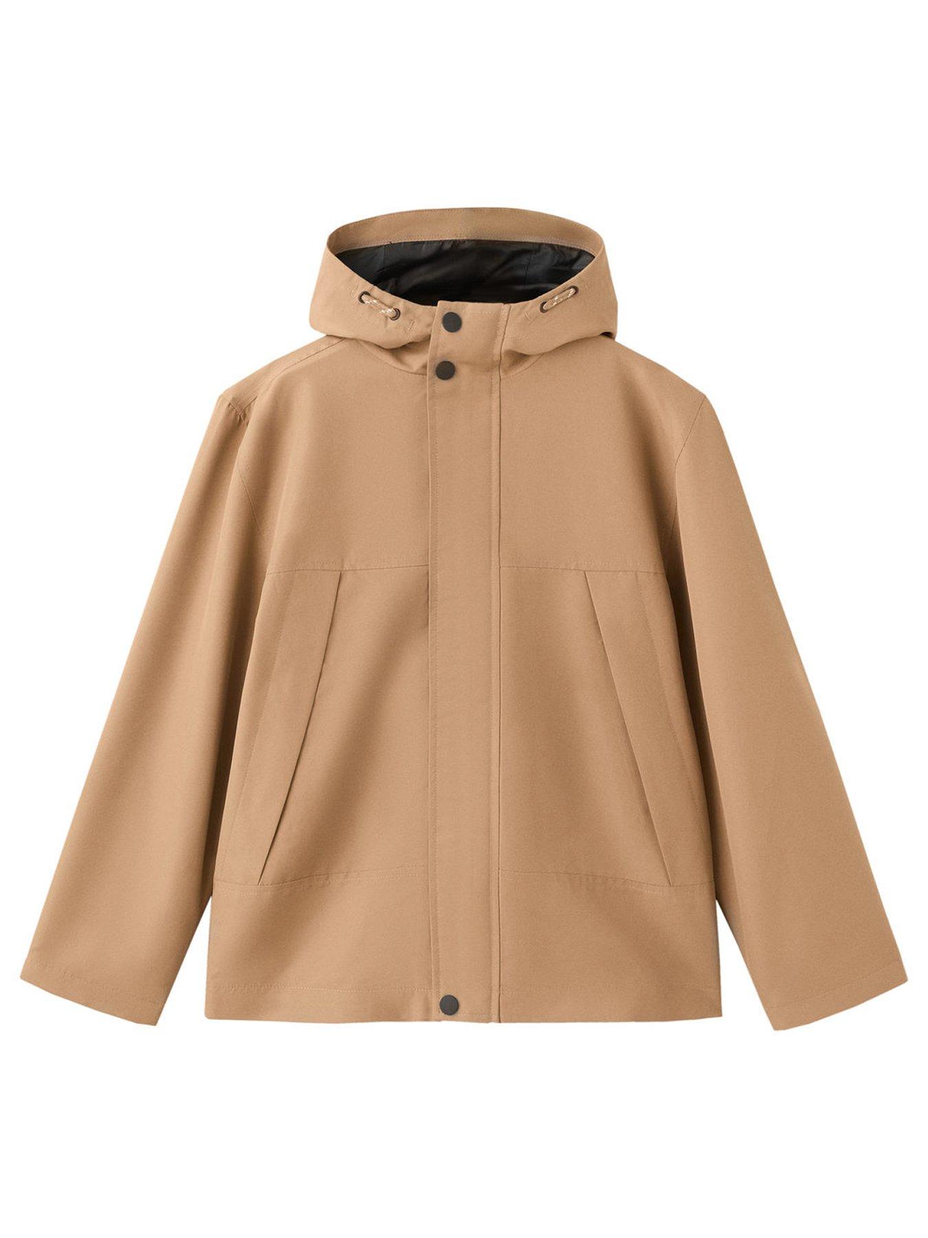 Mango Boys Mid Length Parka Coat - Brown