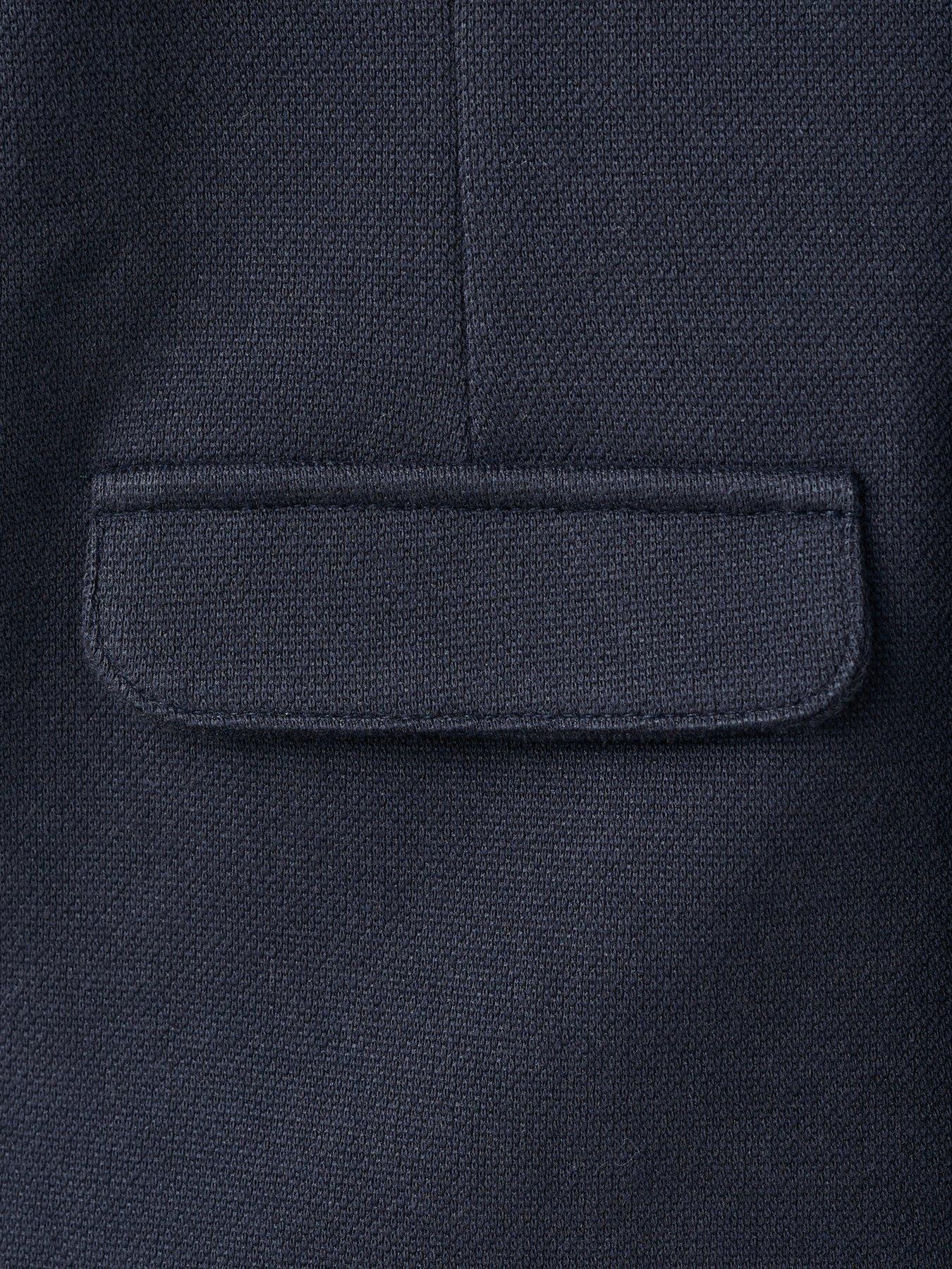  image of mango-boys-jersey-blazer-navy