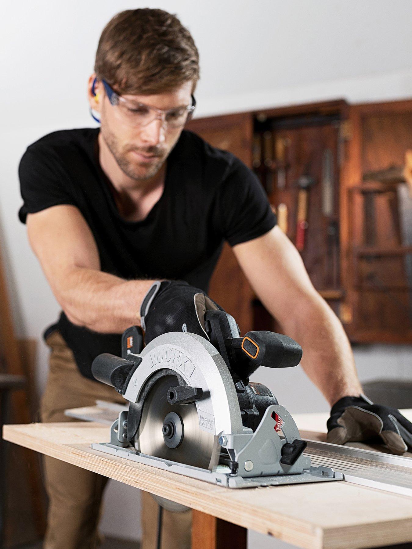  image of worx-20v-powershare-190mm-cordless-brushless-circular-saw-tool-only