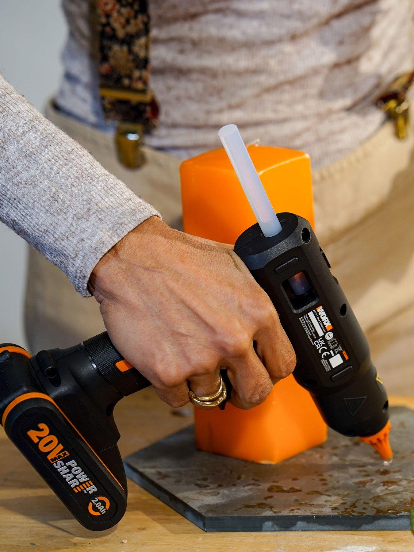  image of worx-20v-powershare-cordless-hot-glue-gun-tool-only