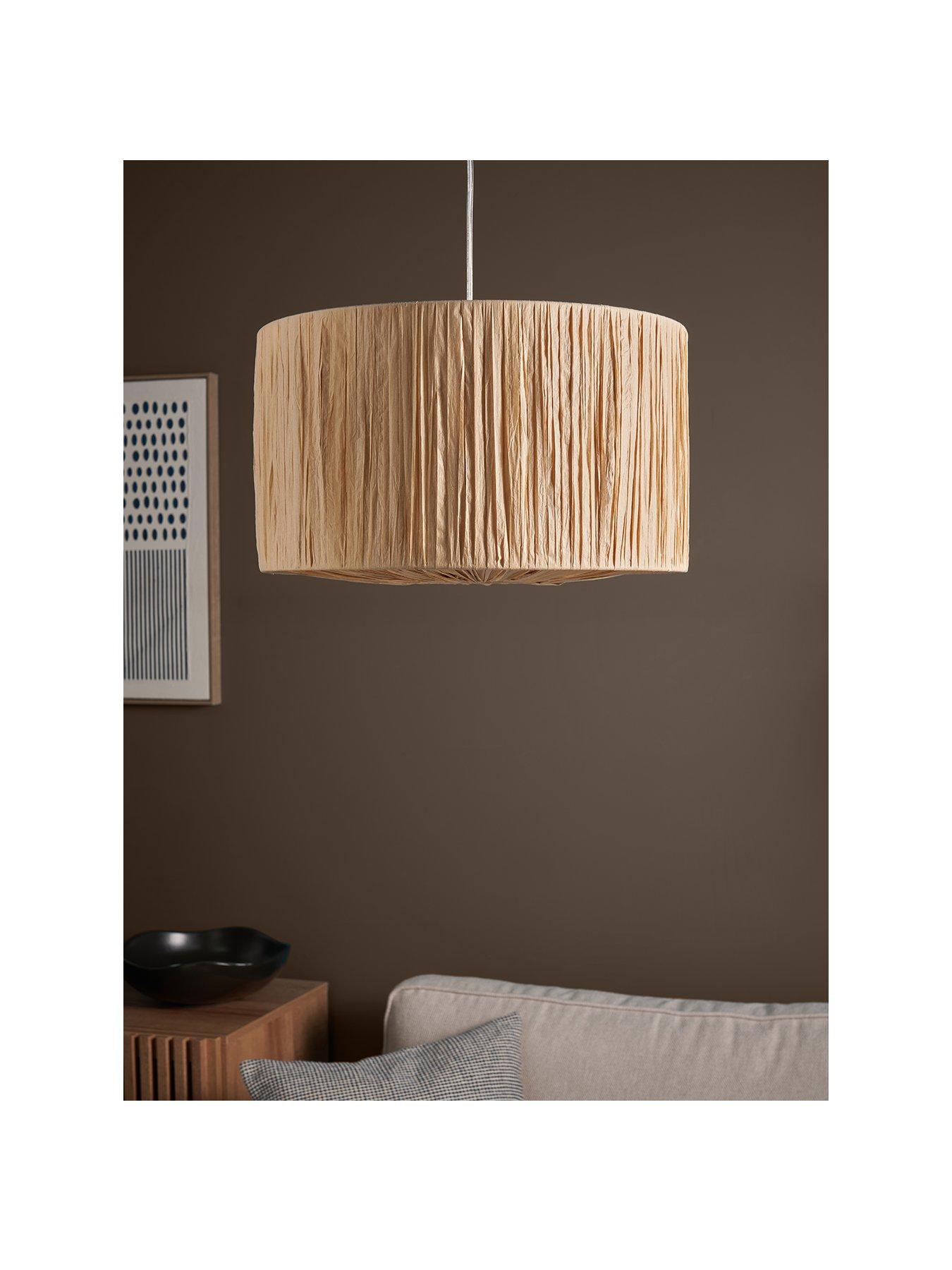 Image 2 of 6 of The Very Collection Paper Raffia Diffuser Shade 38cm
