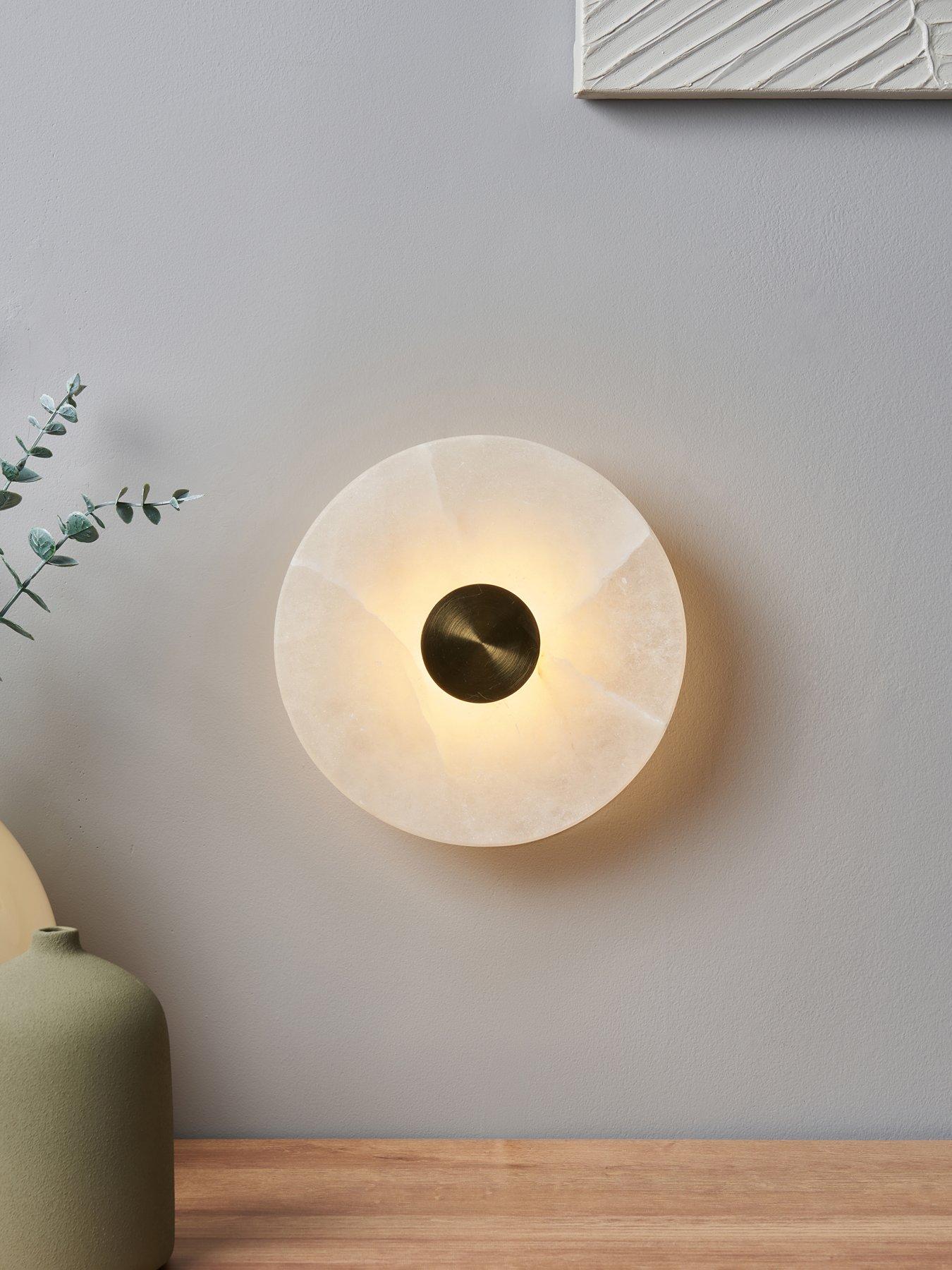Image 1 of 6 of The Very Collection Stone Glass Wall Light