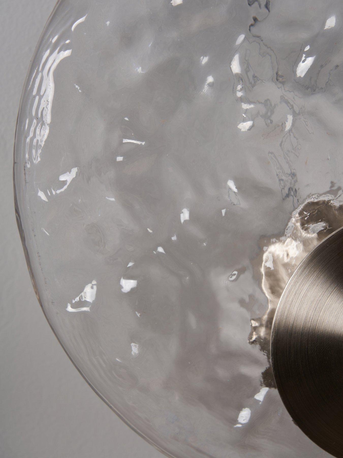 Image 3 of 6 of The Very Collection Wavy Glass Wall Light