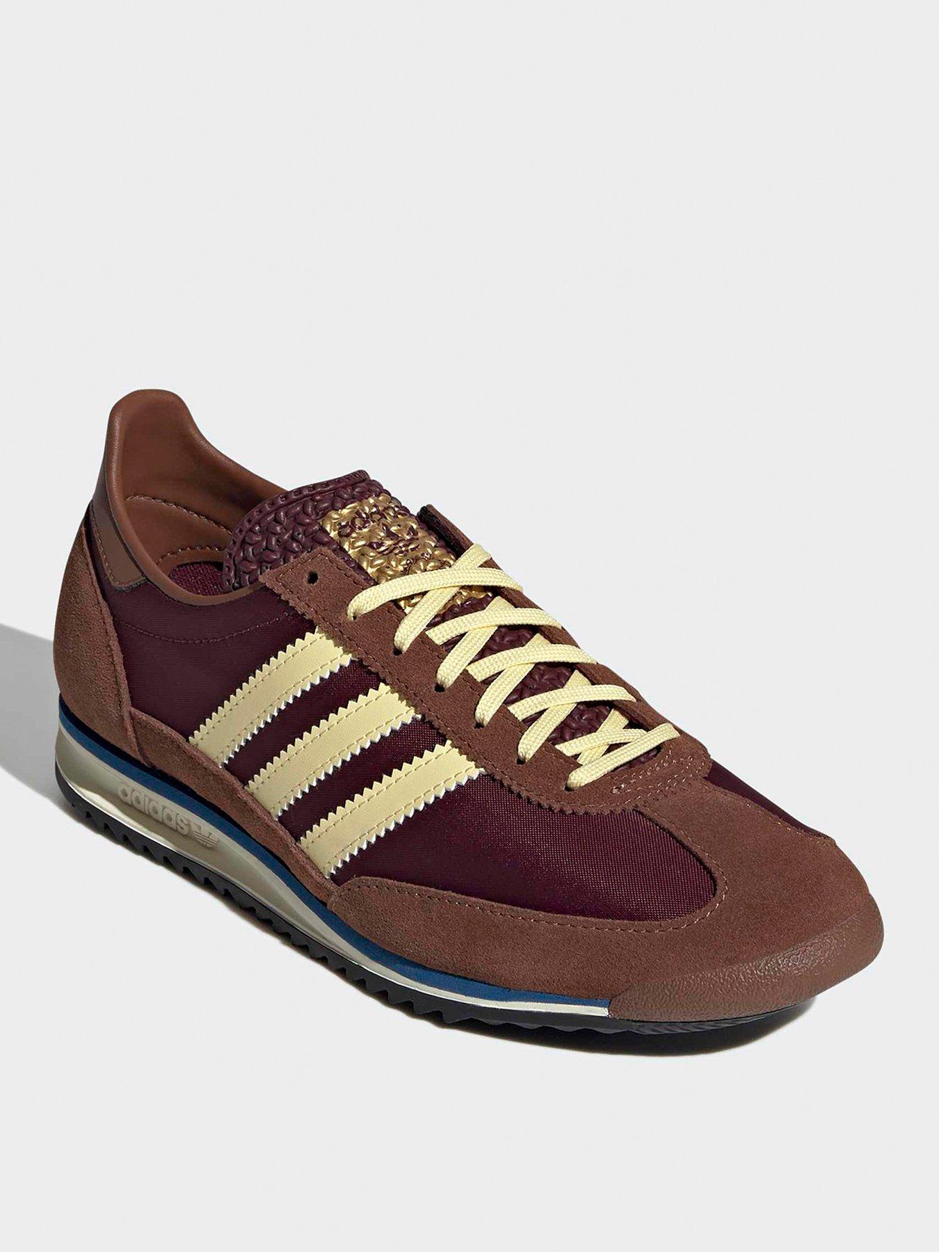  image of adidas-originals-womens-sl-72-trainers-brown