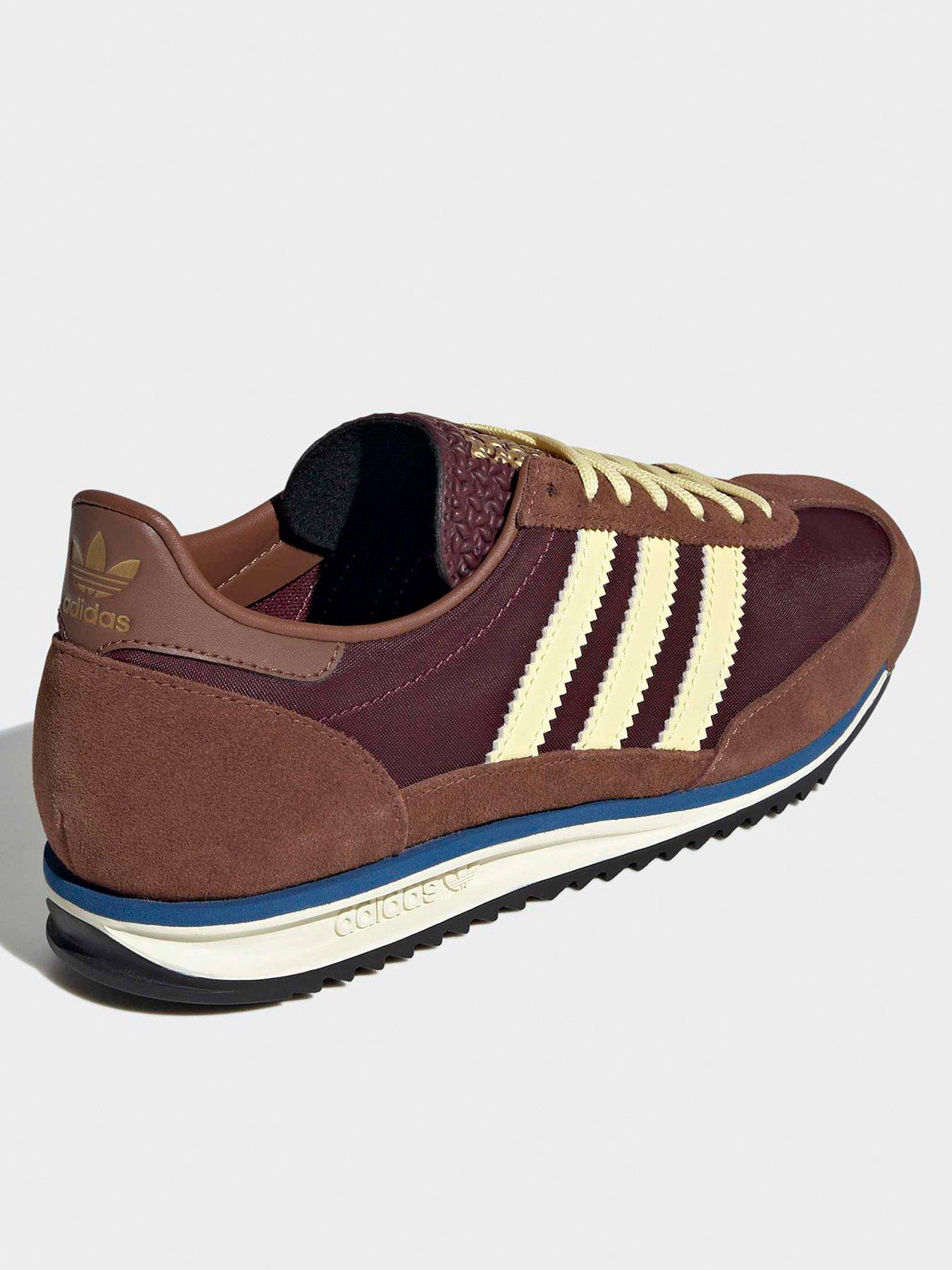  image of adidas-originals-womens-sl-72-trainers-brown