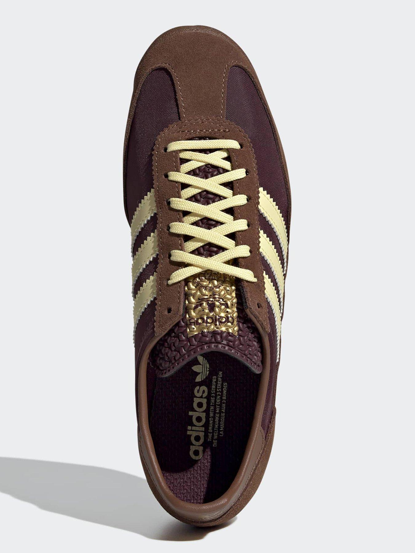  image of adidas-originals-womens-sl-72-trainers-brown