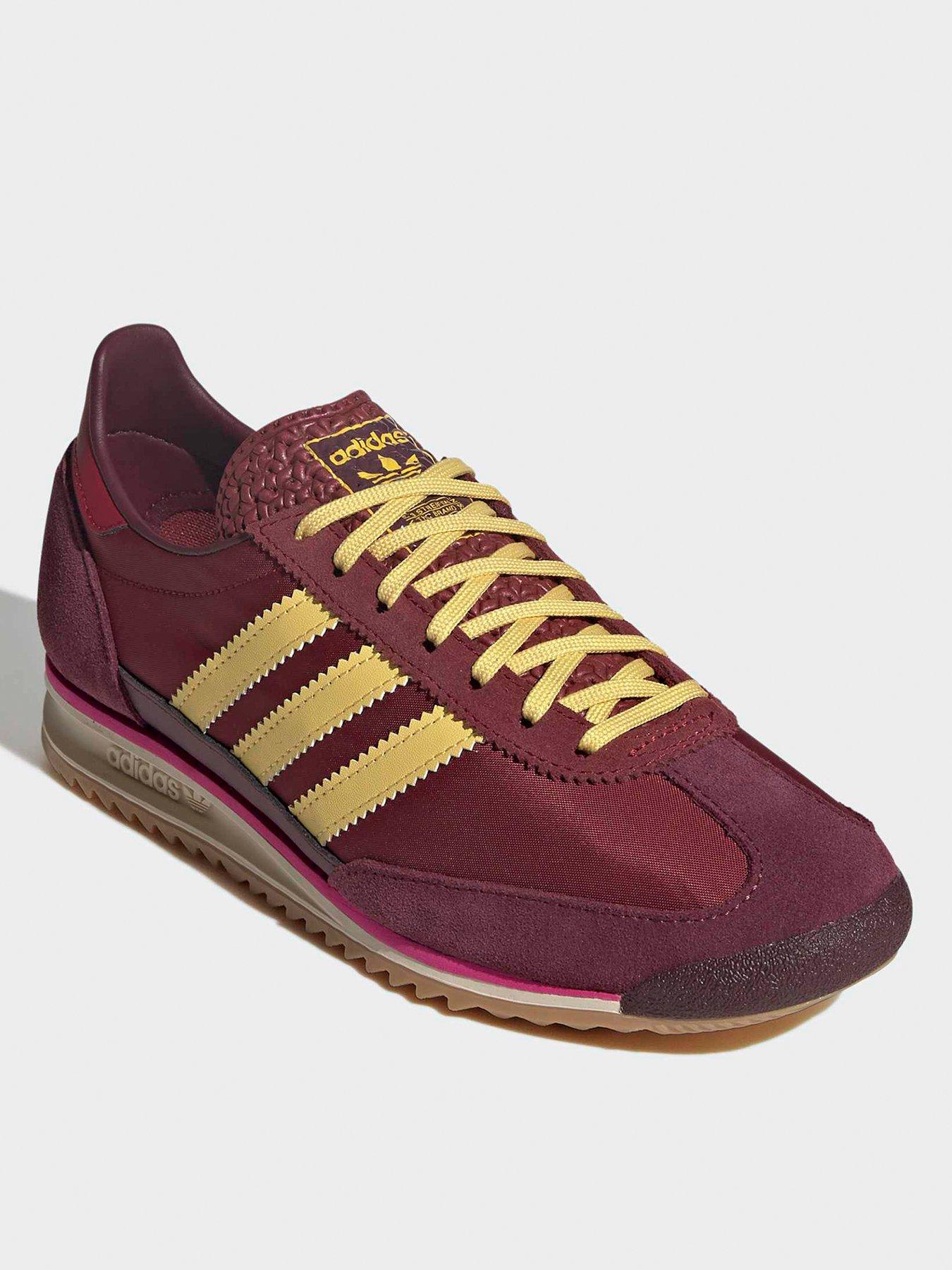 Image 3 of 7 of adidas Originals Women's Sl 72 Trainers - Burgundy