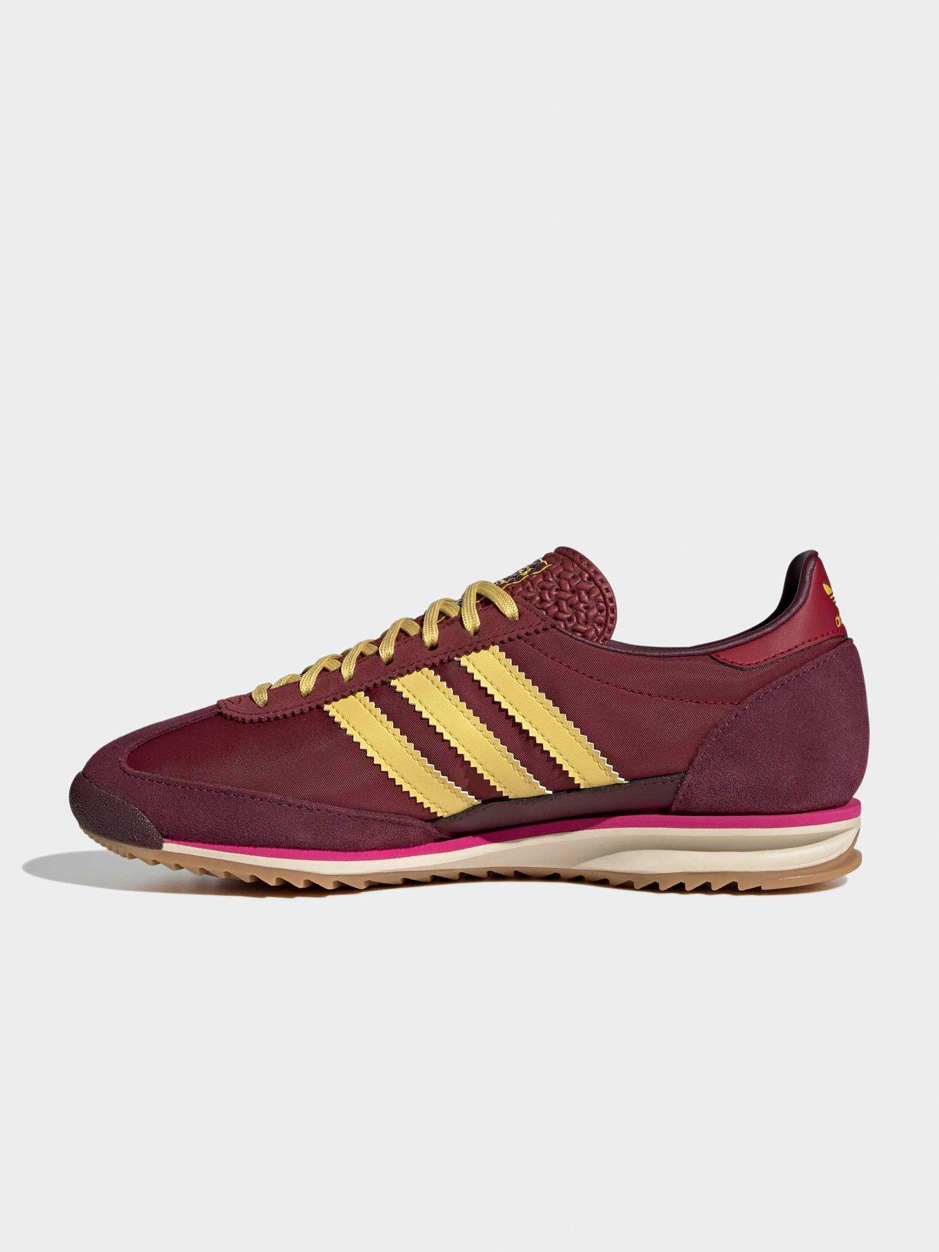 Image 7 of 7 of adidas Originals Women's Sl 72 Trainers - Burgundy