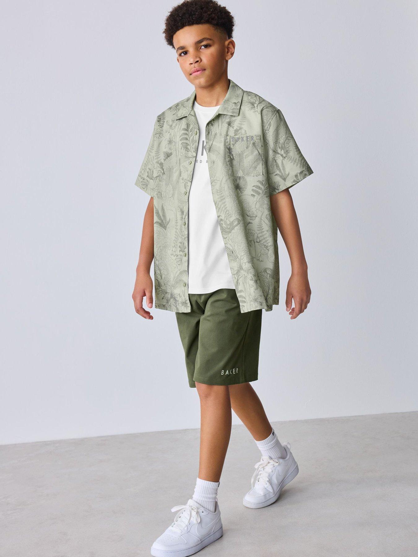 ted-baker-younger-boys-3-piece-shirt-t-shirt-amp-shorts-set-green