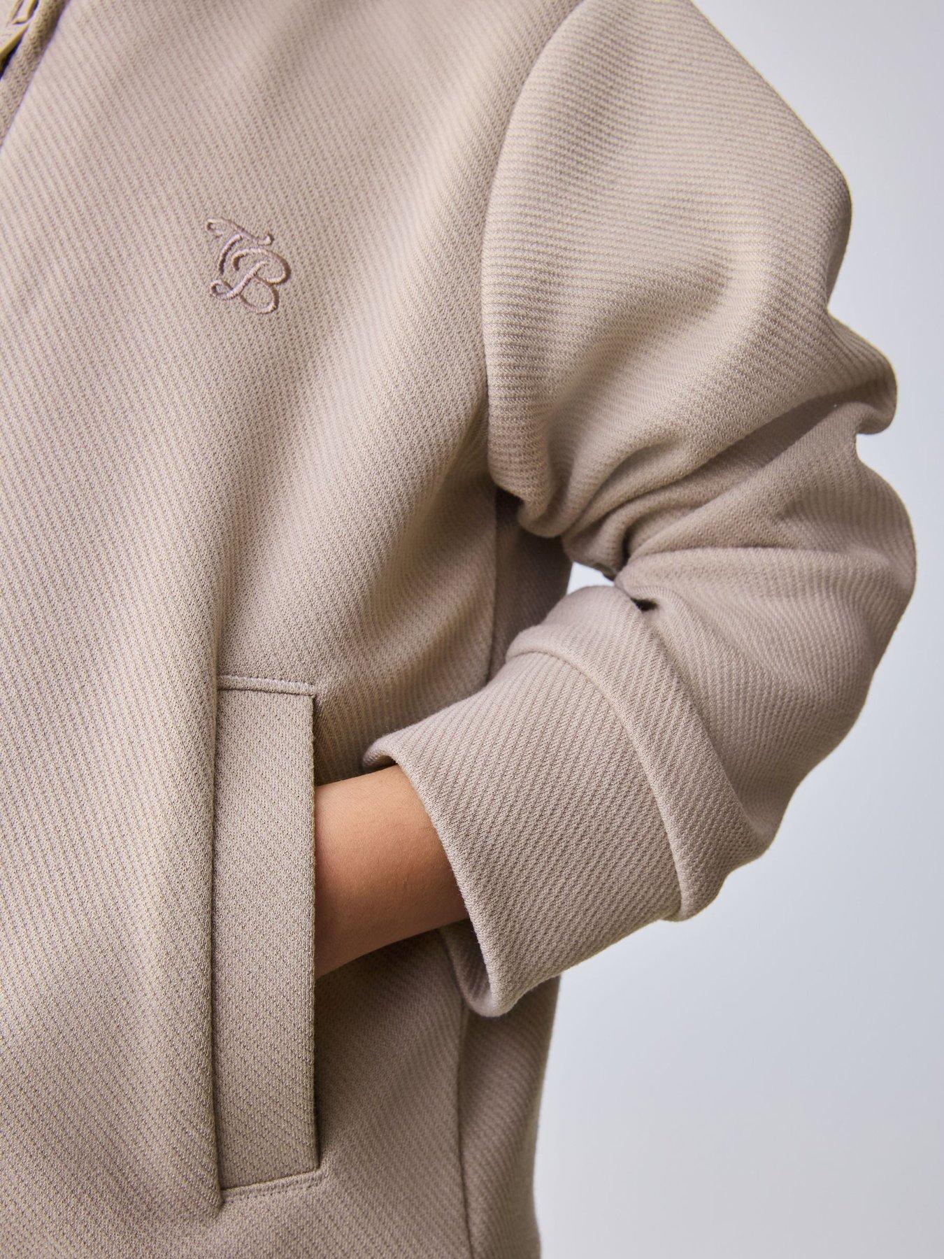 Image 3 of 7 of Ted Baker Boys 3 Piece T-Shirt Shacket and Trousers Set - Beige