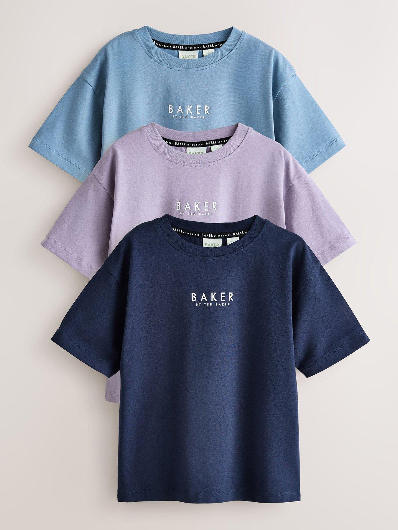Ted Baker Boys 3 Pack Short Sleeved T-Shirts - Multi